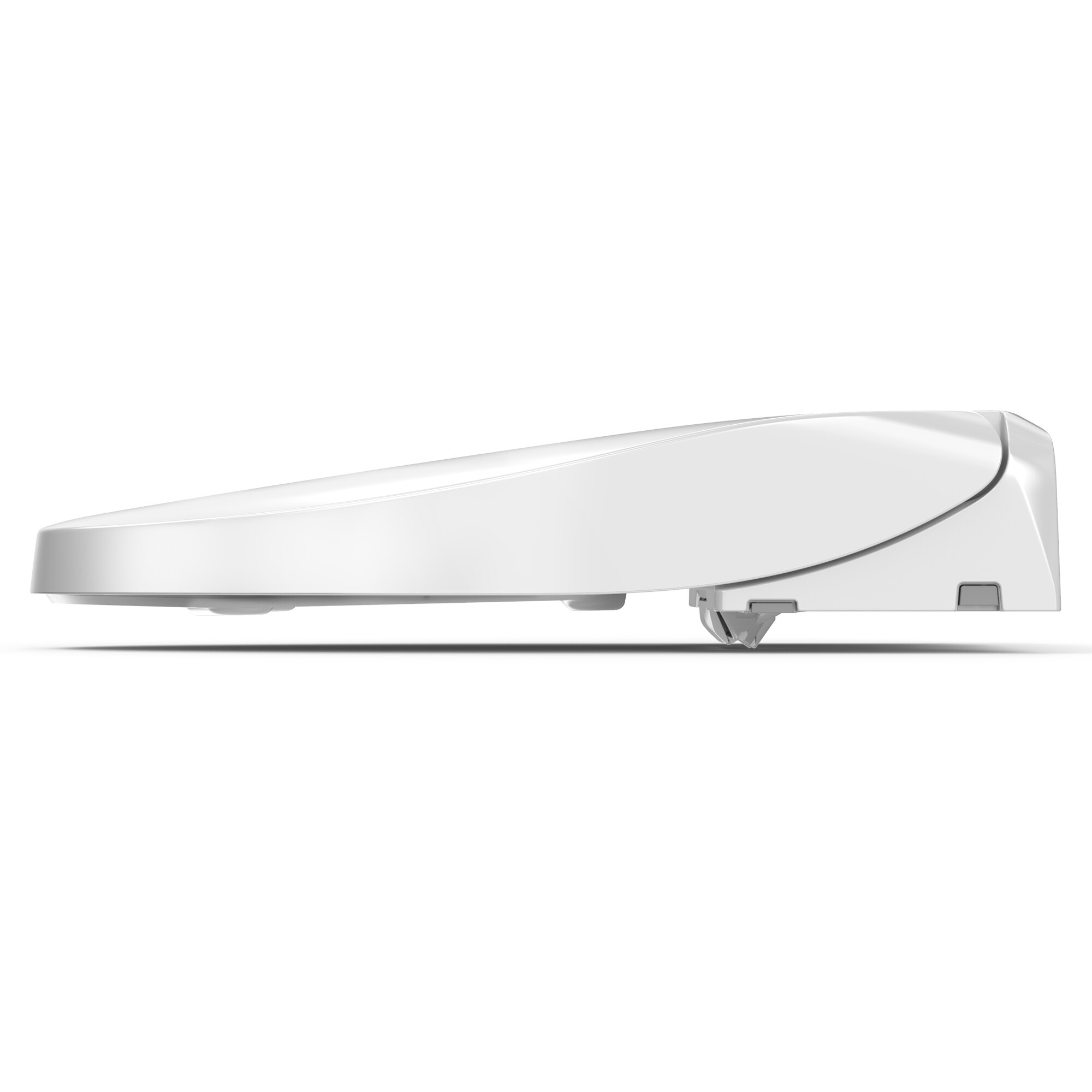 Asiento de inodoro bidet alargado de plástico blanco con función de cierre suave, asiento climatizado y limpieza avanzada American Standard Advanced Clean 3 SpaLet