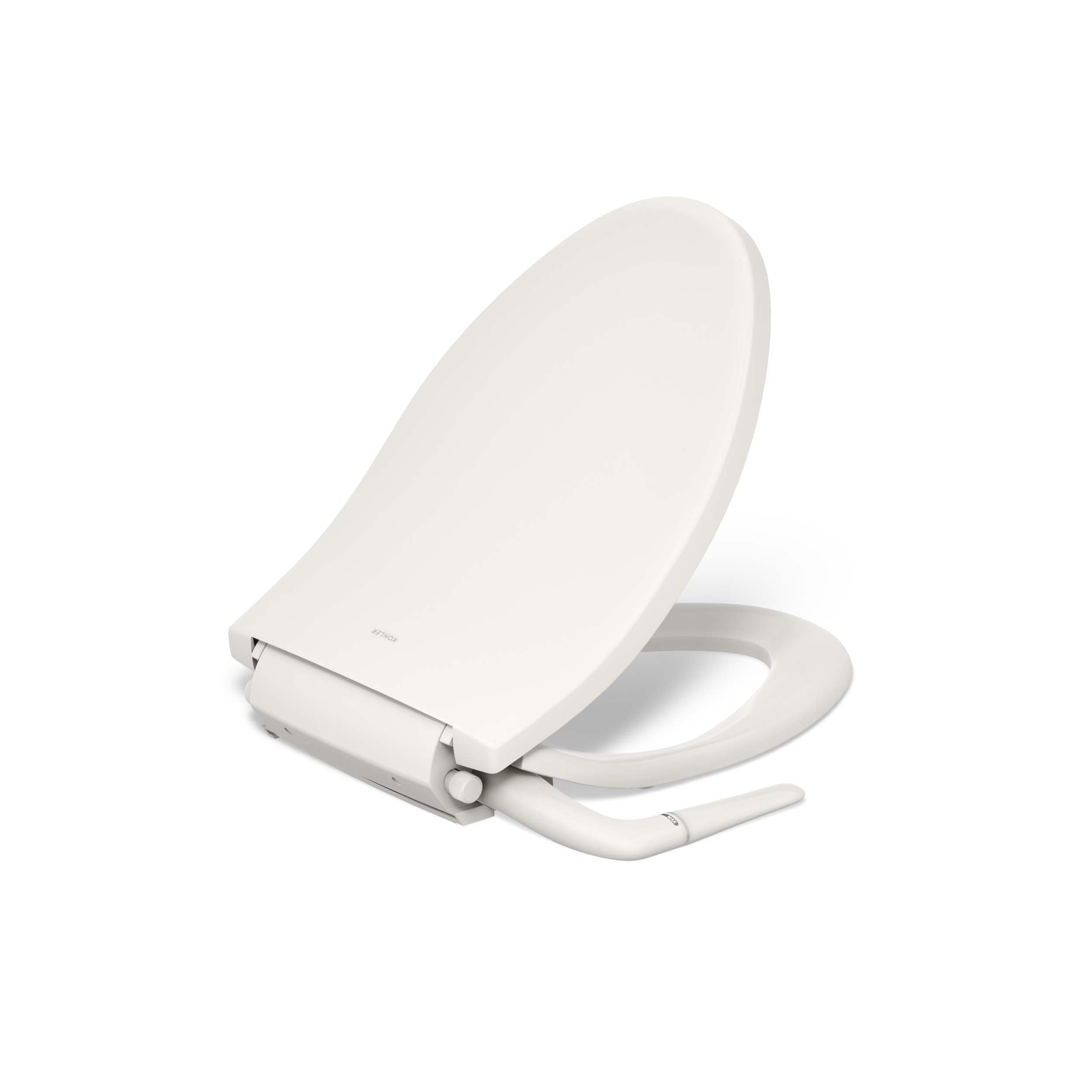 Asiento de Bidé Alargado de Plástico en Color Beige con Cierre Suave Puretide de KOHLER K-5724-96