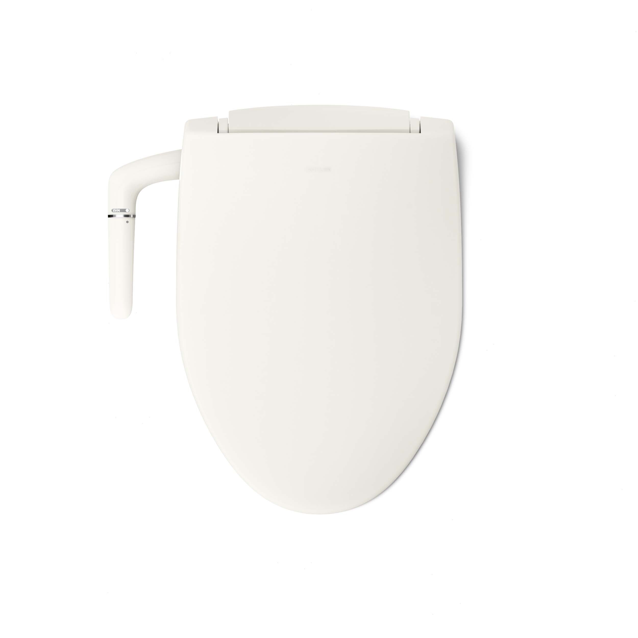 Asiento de Bidé Alargado de Plástico en Color Beige con Cierre Suave Puretide de KOHLER K-5724-96