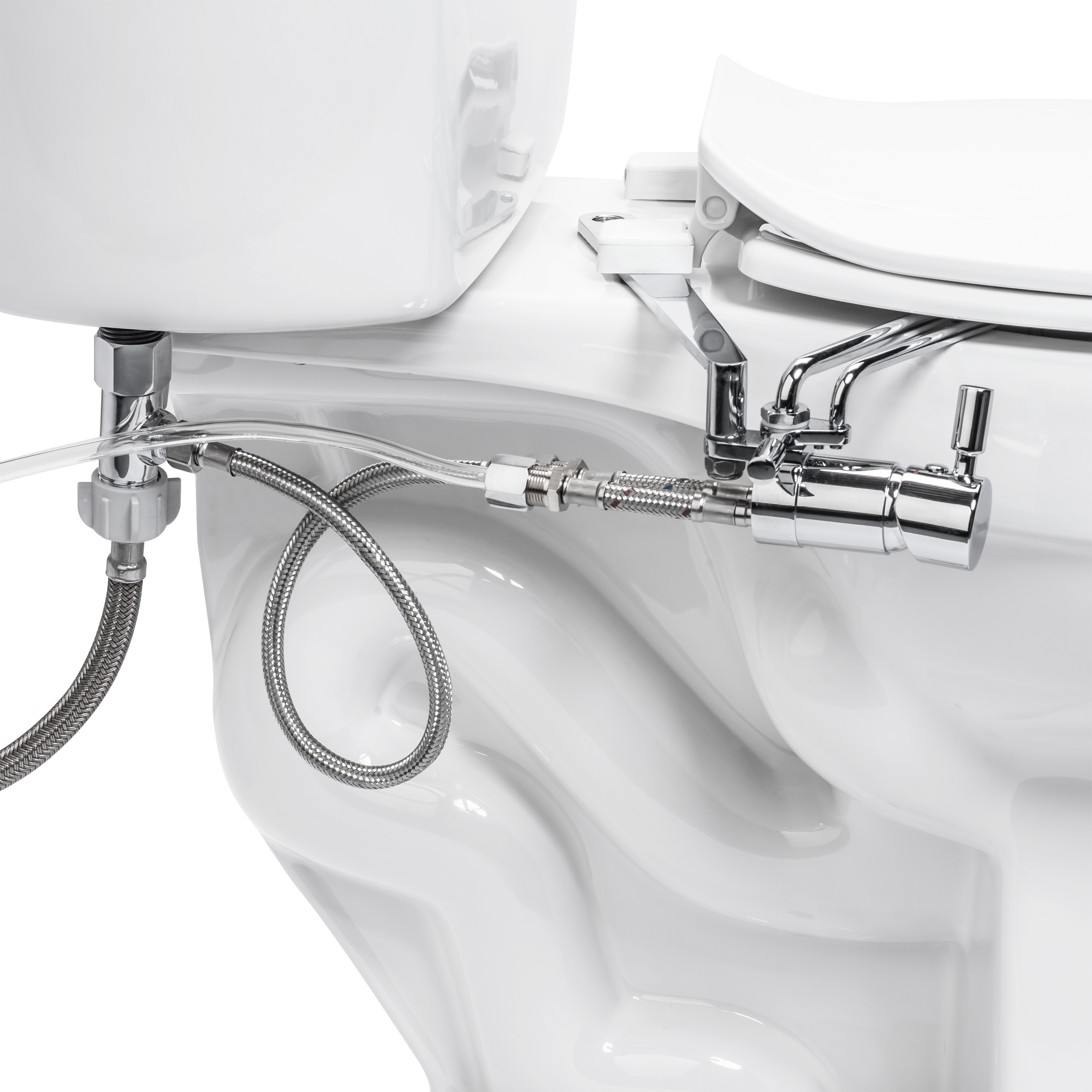Bidet lateral con montaje en metal con varita de pulverización ajustable, temperatura dual SMB-25