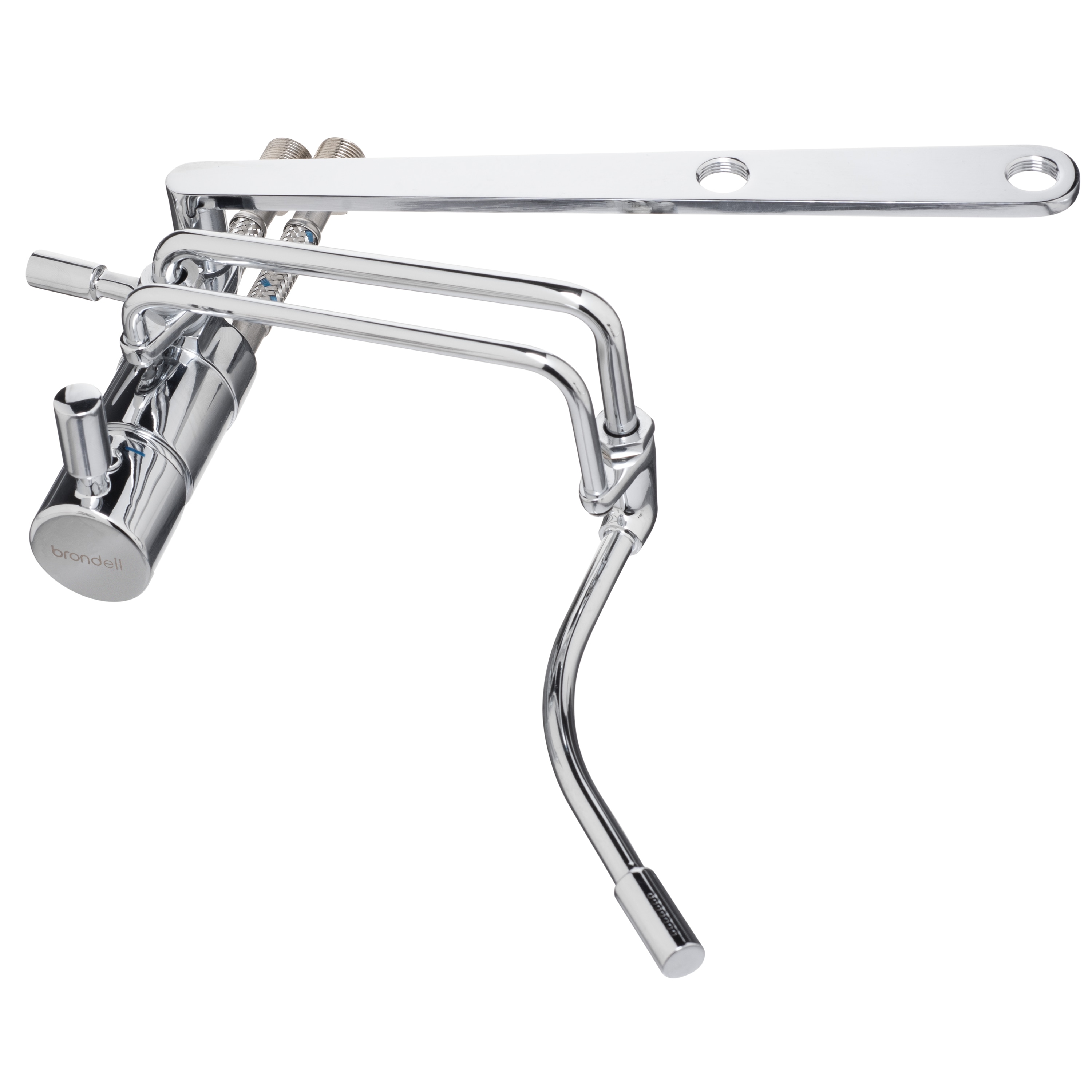 Bidet lateral con montaje en metal con varita de pulverización ajustable, temperatura dual SMB-25