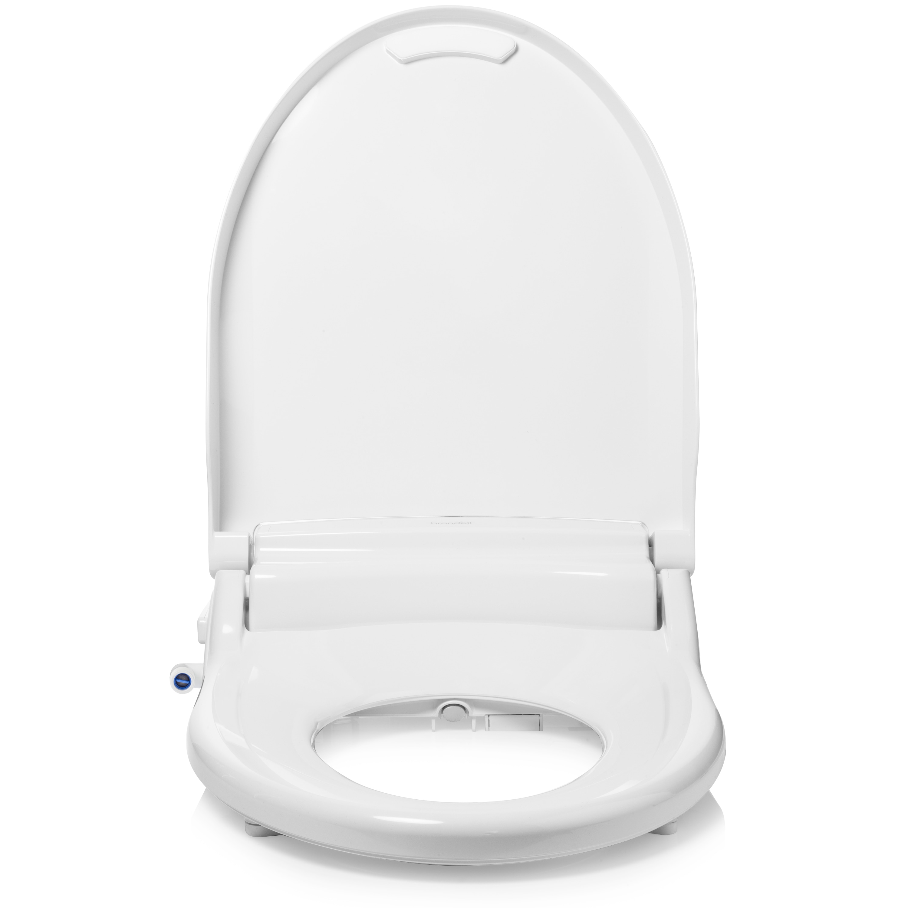 Asiento de Inodoro con Bidet Eléctrico y Tapa Redonda Suave Cierre Lento y Calentador Blanco de Plástico de Marca Brondell Swash Select DR802-RW