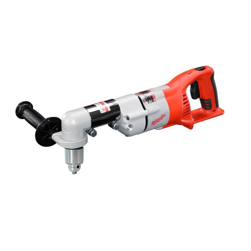 Milwaukee M28 Taladro angular recto inalámbrico de 28V de iones de litio de 1/2 pulgadas (herramienta solamente) - 0721-20
