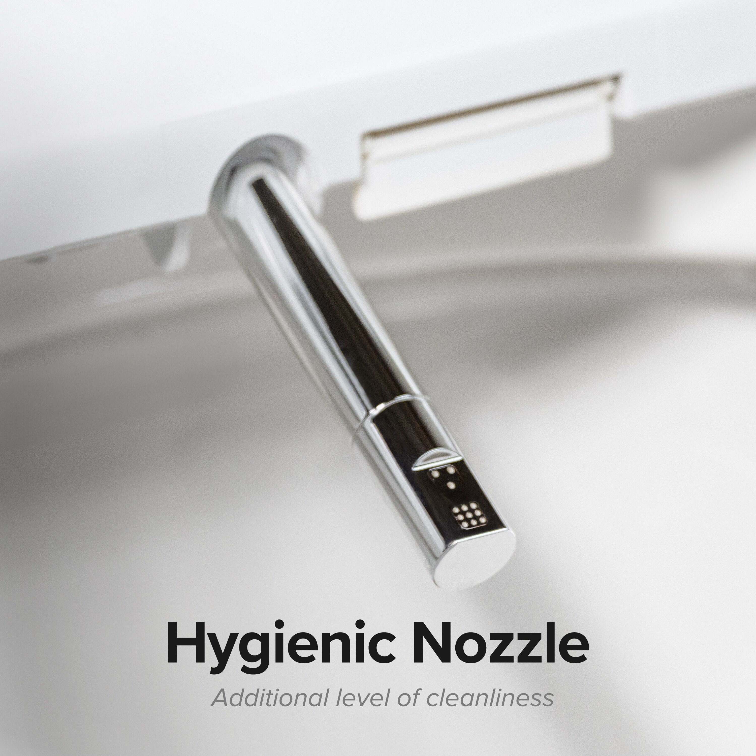 Asiento de Inodoro Bidet Eléctrico Calentado de Plástico Blanco alargado con cierre suave - SmartBidet SB-2400ER