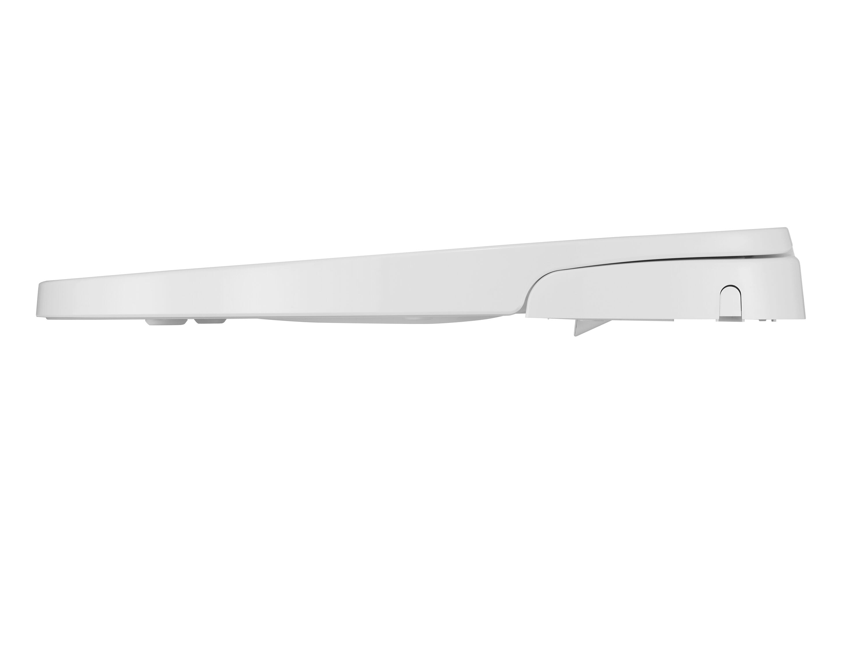 Asiento de Bidé alargado de Plástico Blanco con Cierre Suave Niagara Hydrotech(TM) WP-EL0621