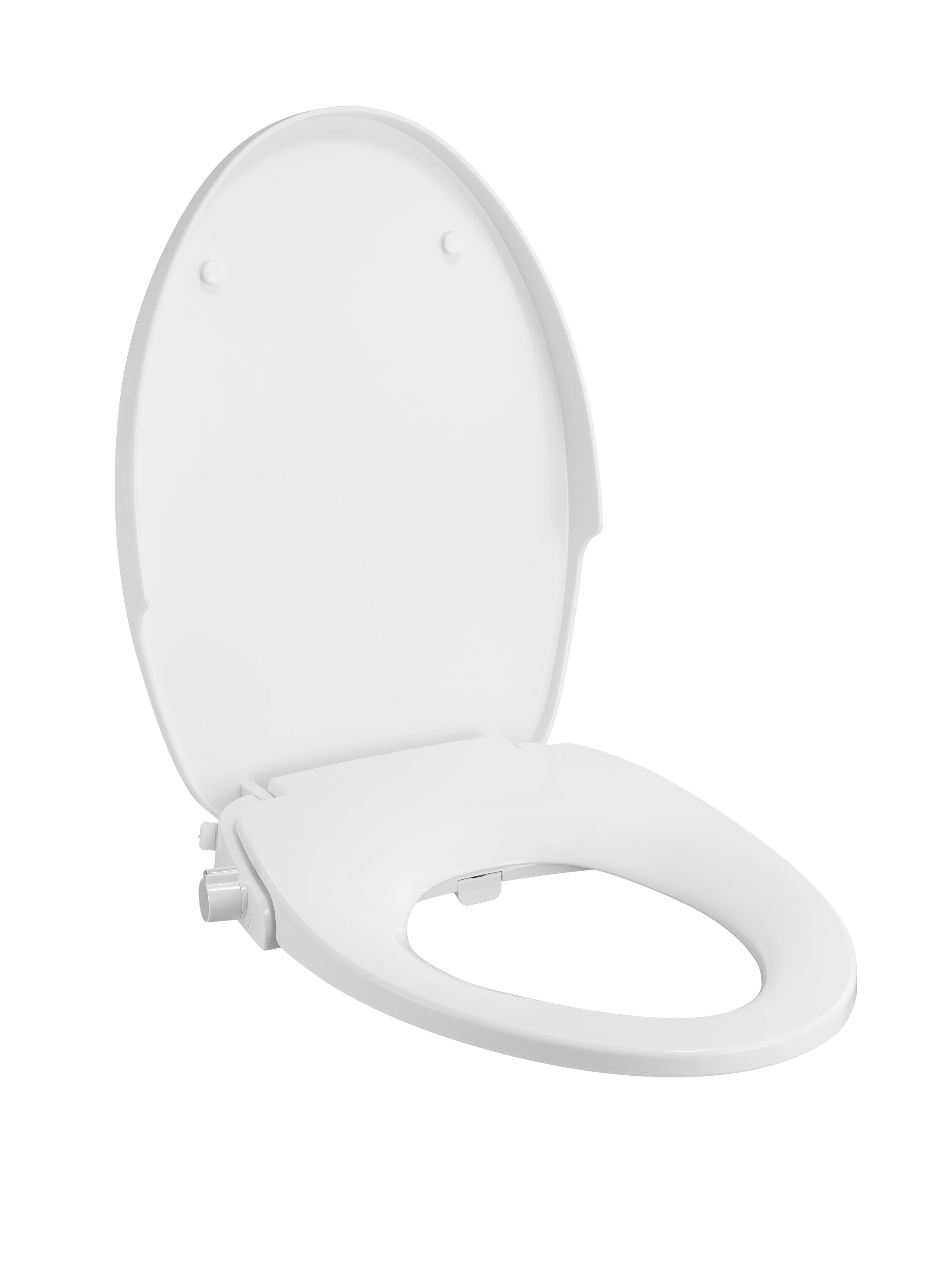 Asiento de Bidé alargado de Plástico Blanco con Cierre Suave Niagara Hydrotech(TM) WP-EL0621
