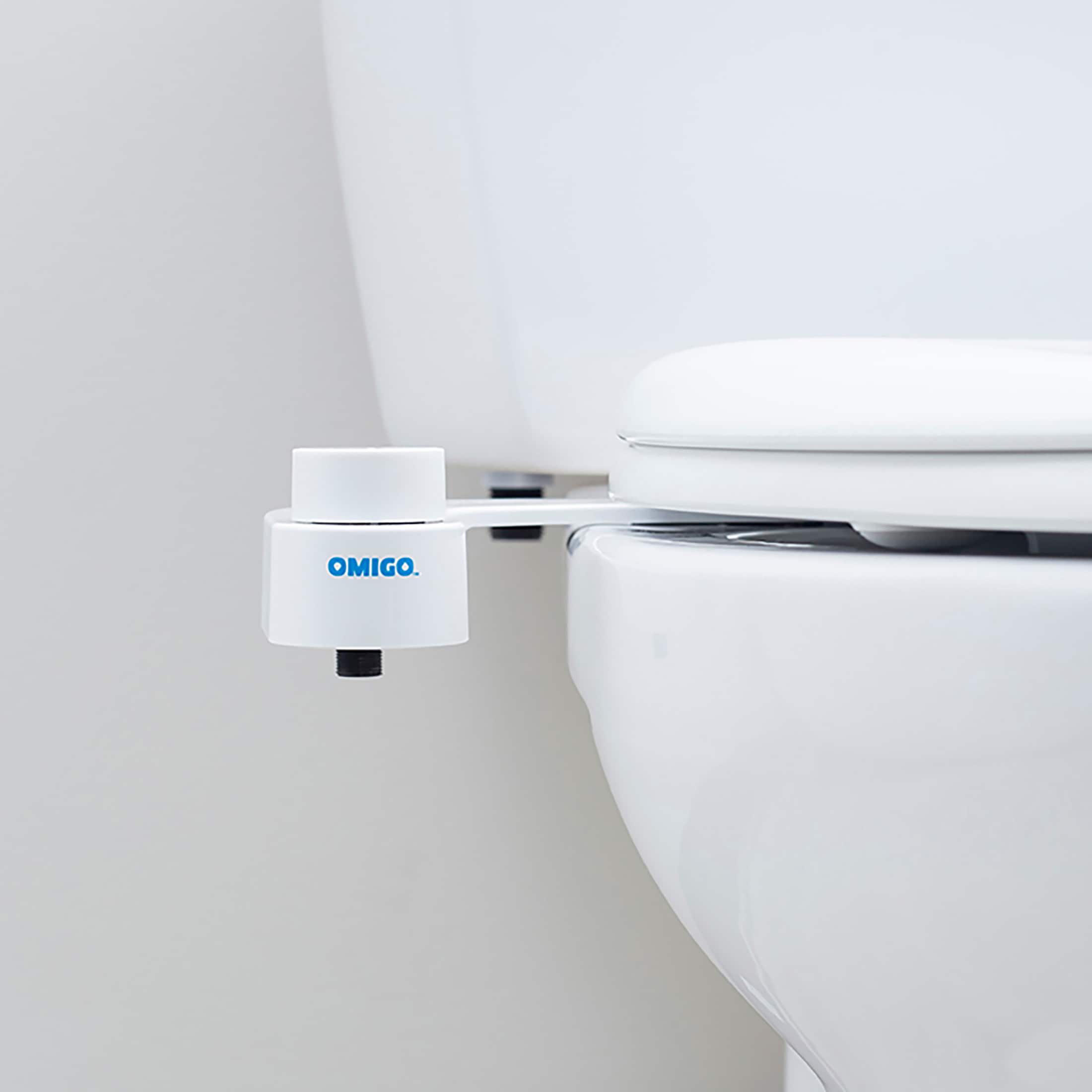 Brondell Omigo Element+ Adjunto de Bidé de Agua Tibia No Eléctrico, Blanco CBHA-D