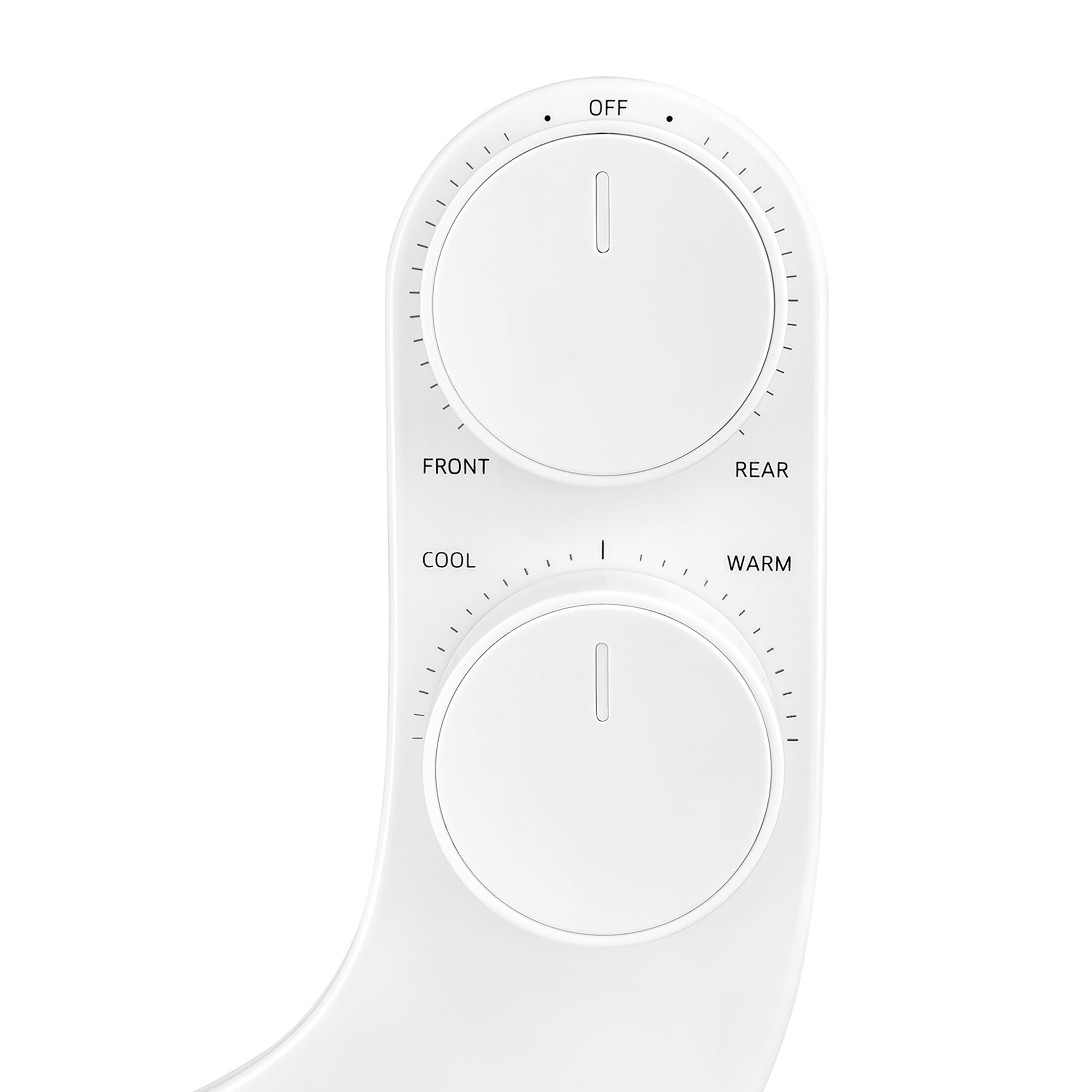 Brondell Omigo Element+ Adjunto de Bidé de Agua Tibia No Eléctrico, Blanco CBHA-D