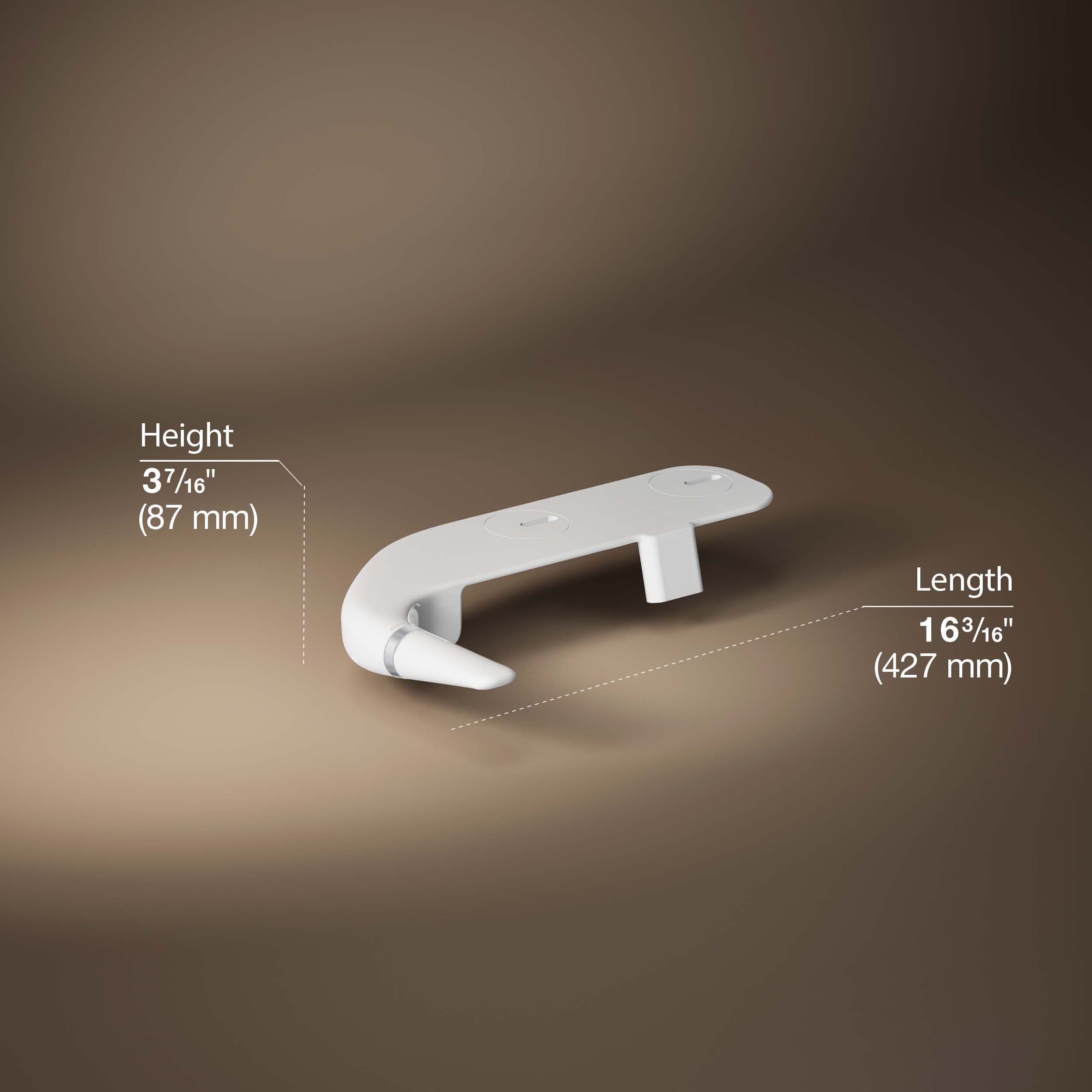 Aditamento de asiento de tocador KOHLER Purewash M100 para funcionalidad de bidé 22860-0