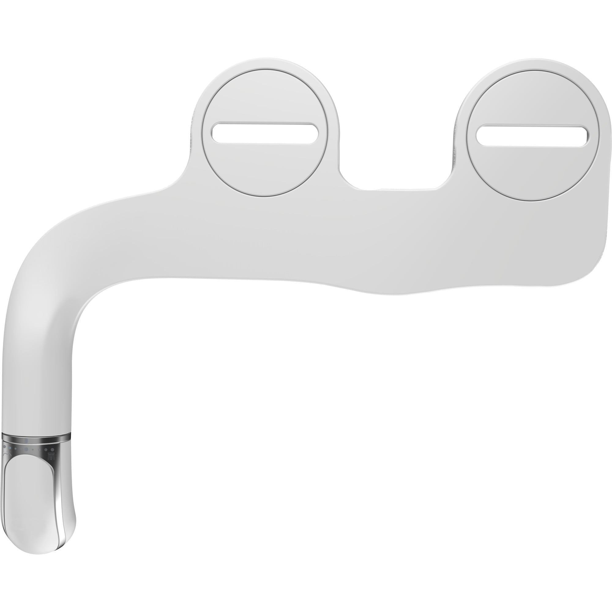 Asiento de bidet alargado de plástico blanco de Bemis E85320H20 ARM