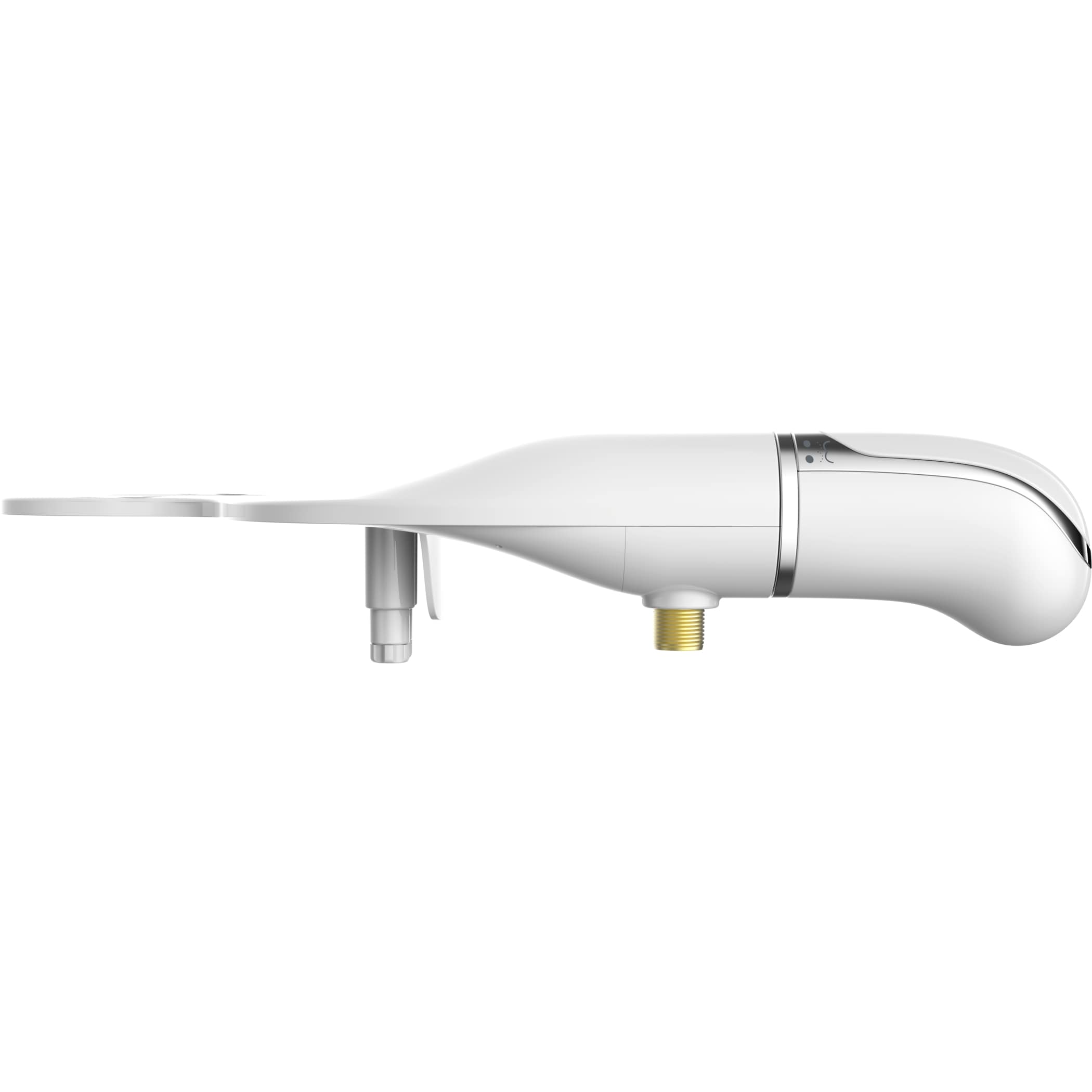 Asiento de bidet alargado de plástico blanco de Bemis E85320H20 ARM