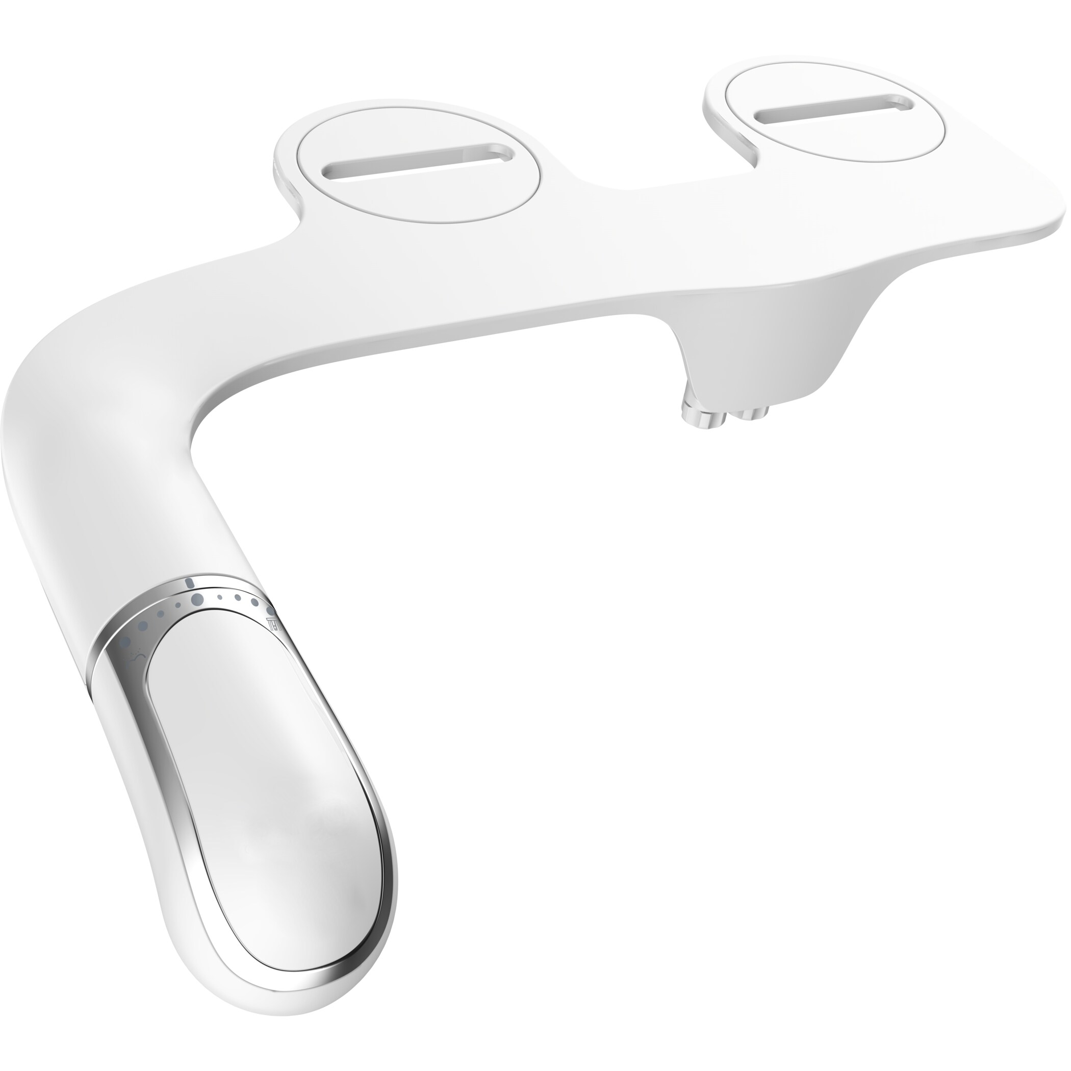 Asiento de bidet alargado de plástico blanco de Bemis E85320H20 ARM