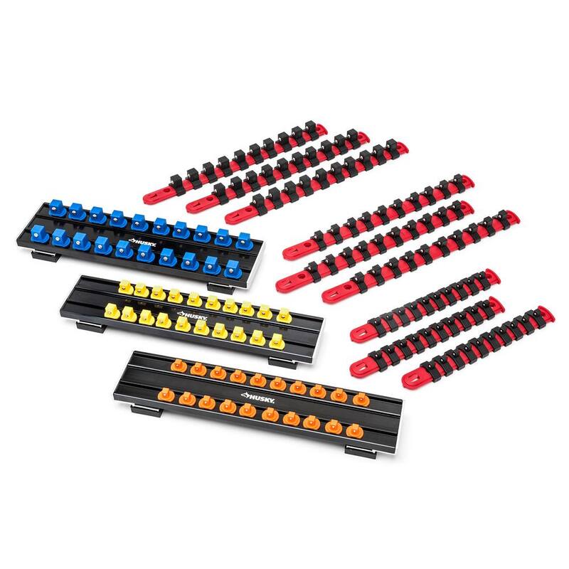 Juego de herramientas maestras para mecánicos Husky de 1/4, 3/8 y 1/2 pulgadas (922 piezas) - H922MTSPO