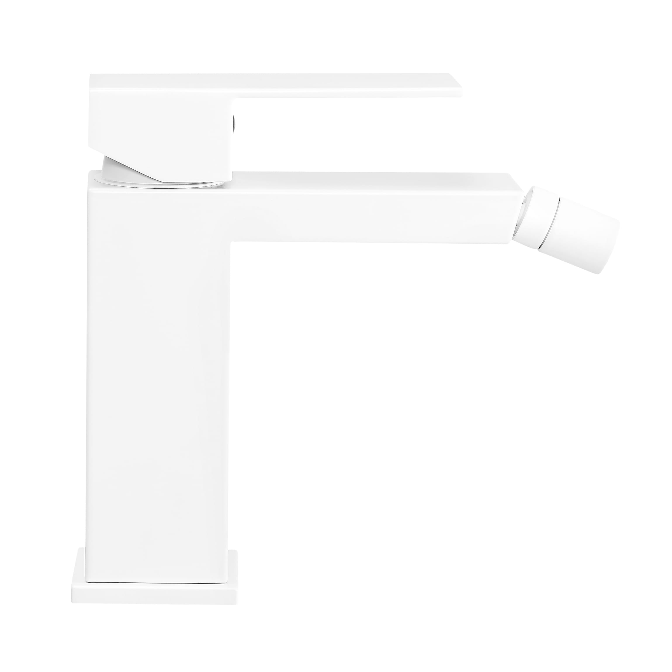 Mezcladora para bidé de un solo orificio con rociador horizontal en color dorado cepillado de Swiss Madison SM-25-DFBAS07WH