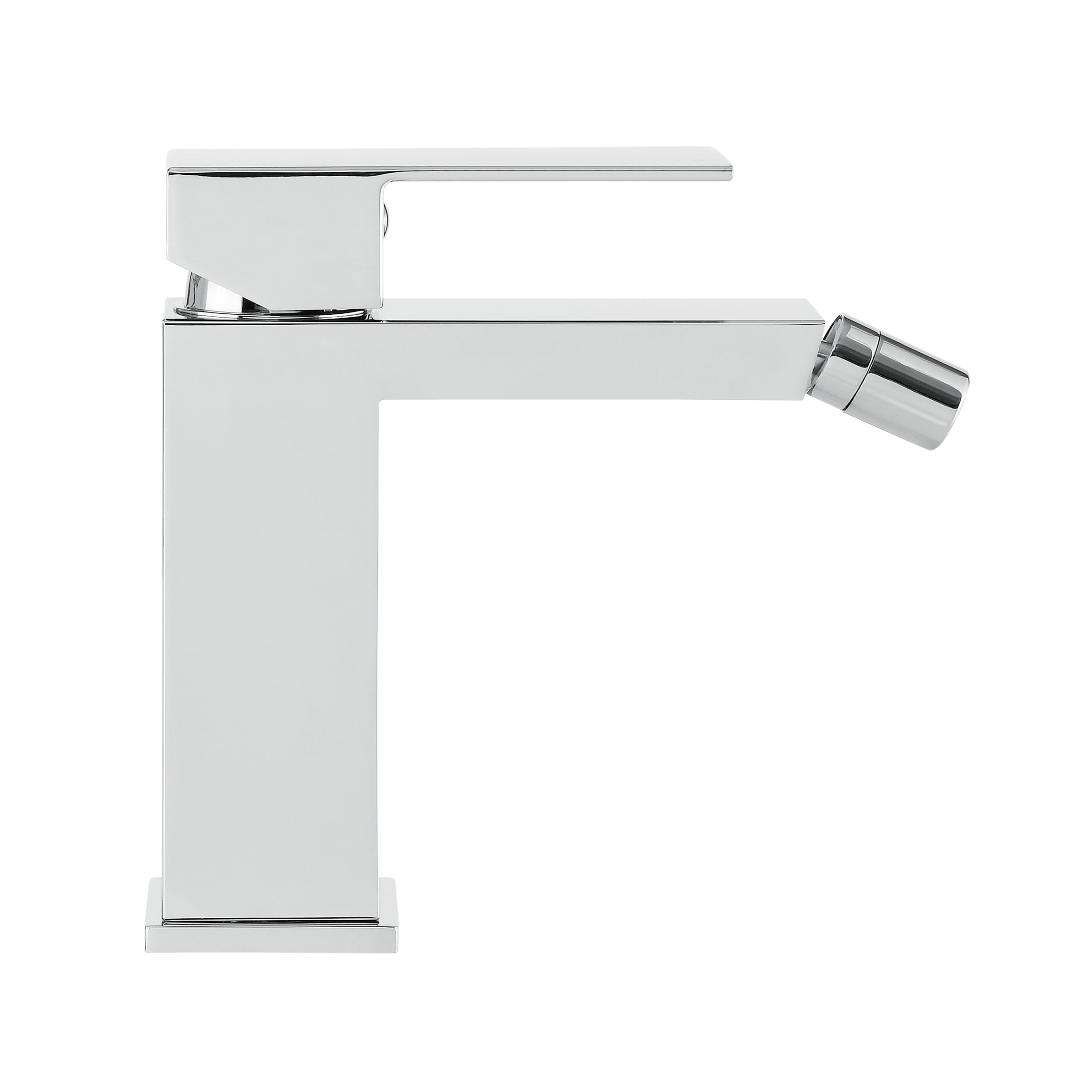 Grifo de bidet de un solo agujero con rociador horizontal cromado de Swiss Madison SM-25-DFBAS06CH