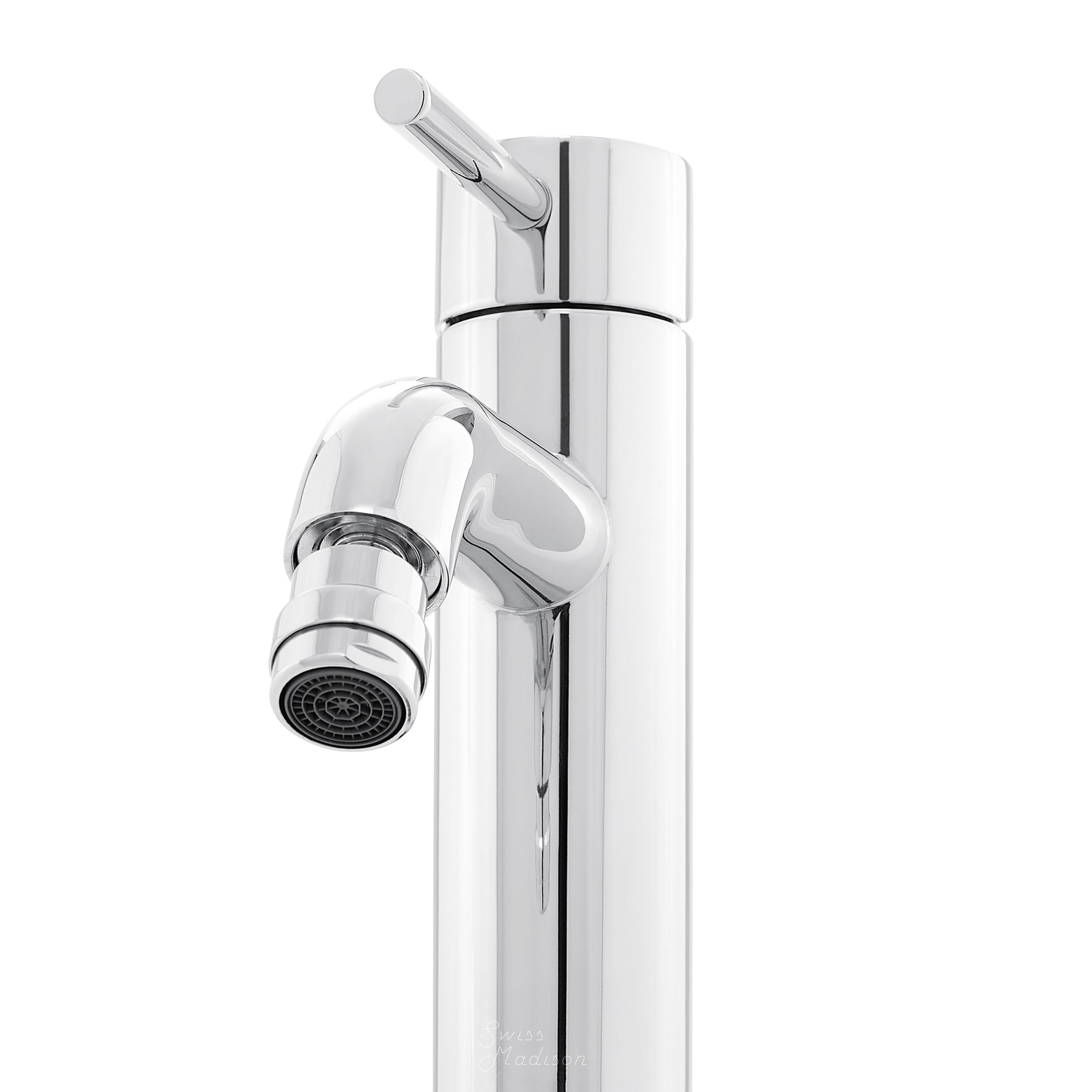 Faucet para bidé de un solo orificio con pulverizador horizontal cromado Swiss Madison SM-25-DFDIE05CH.
