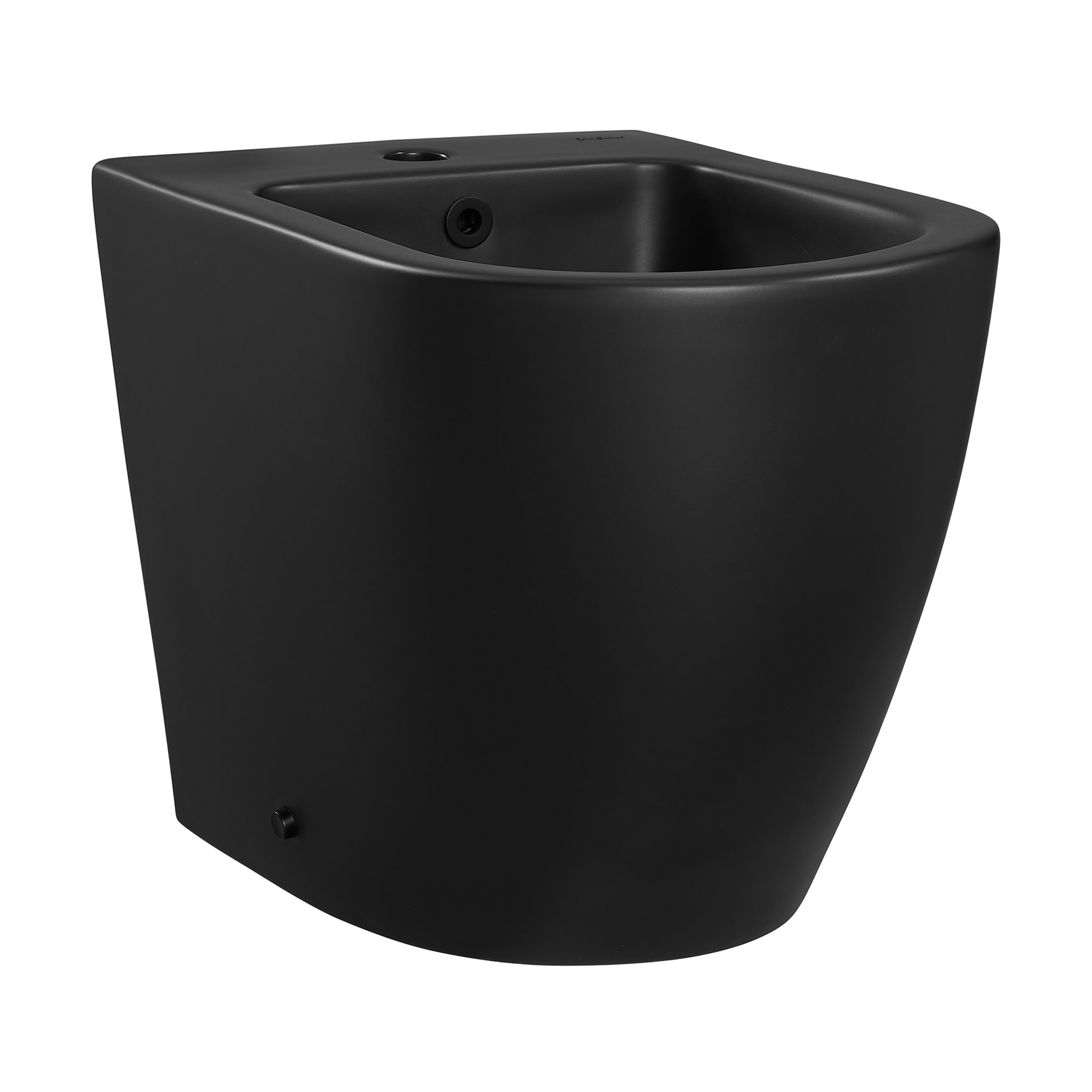 Bidé colgado en la pared de altura estándar negro mate de Swiss Madison SM-25-BDANG04BK