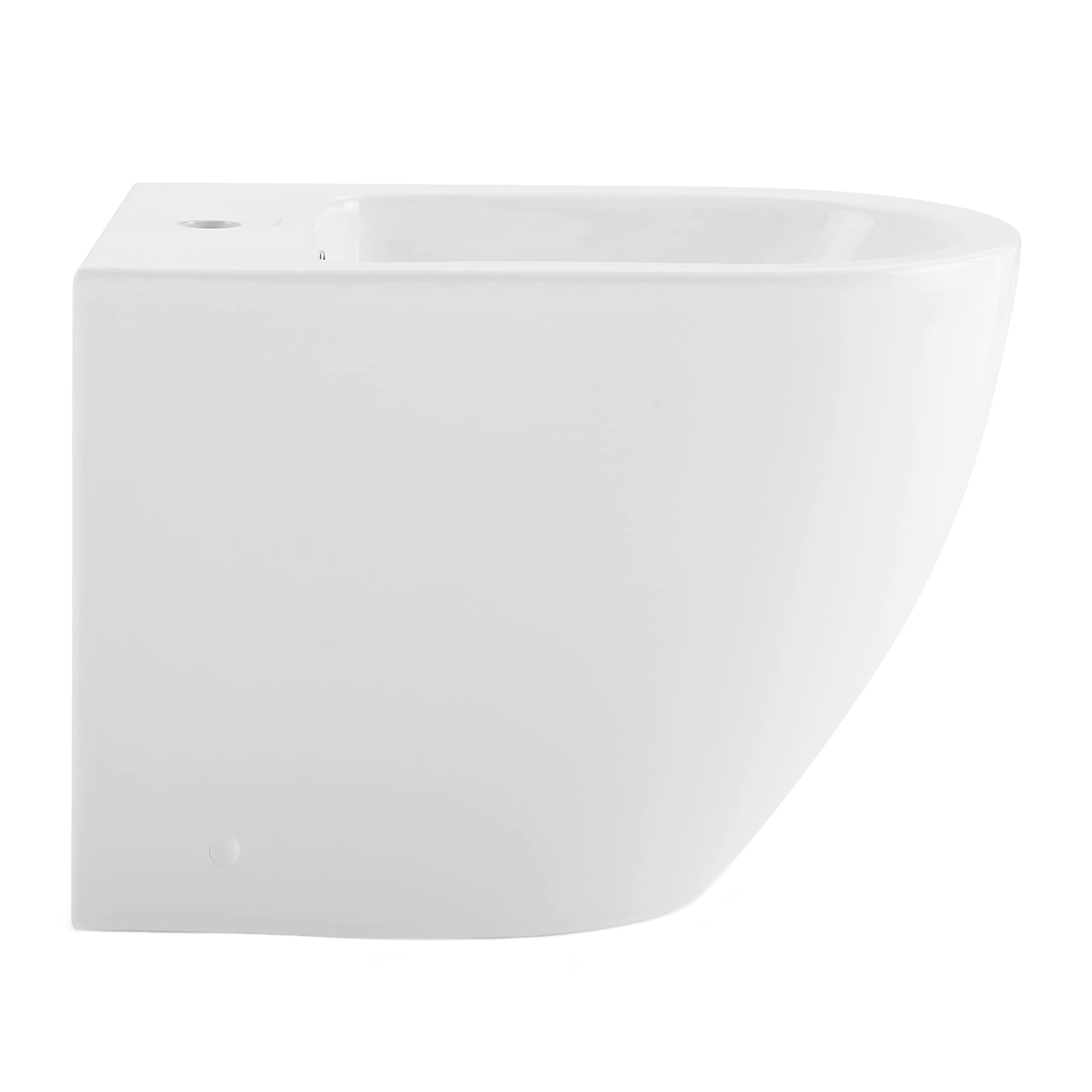 Bidé blanco brillante alargado altura estándar Swiss Madison SM-25-BDANG04WH
