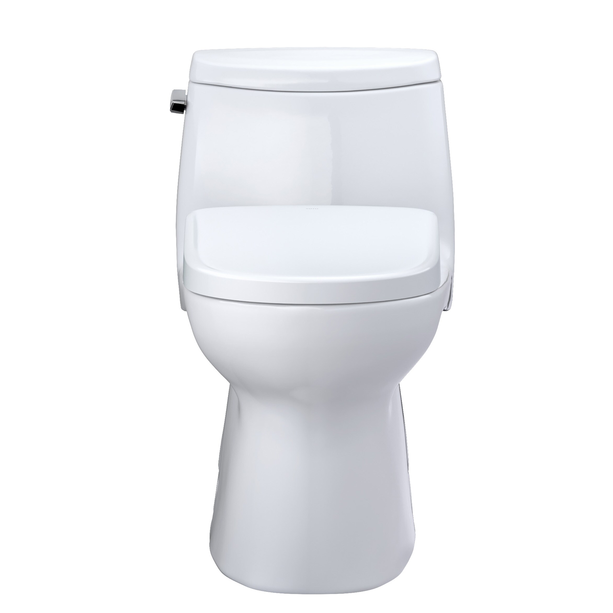 TOTO WASHLET+ Blanco Algodón Individual alargado Altura estándar Cierre suave Taza de baño 1 pieza Inodoro con bidet 12 pulgadas de desalojo 1.28 GPF MW6144736CEFG-01