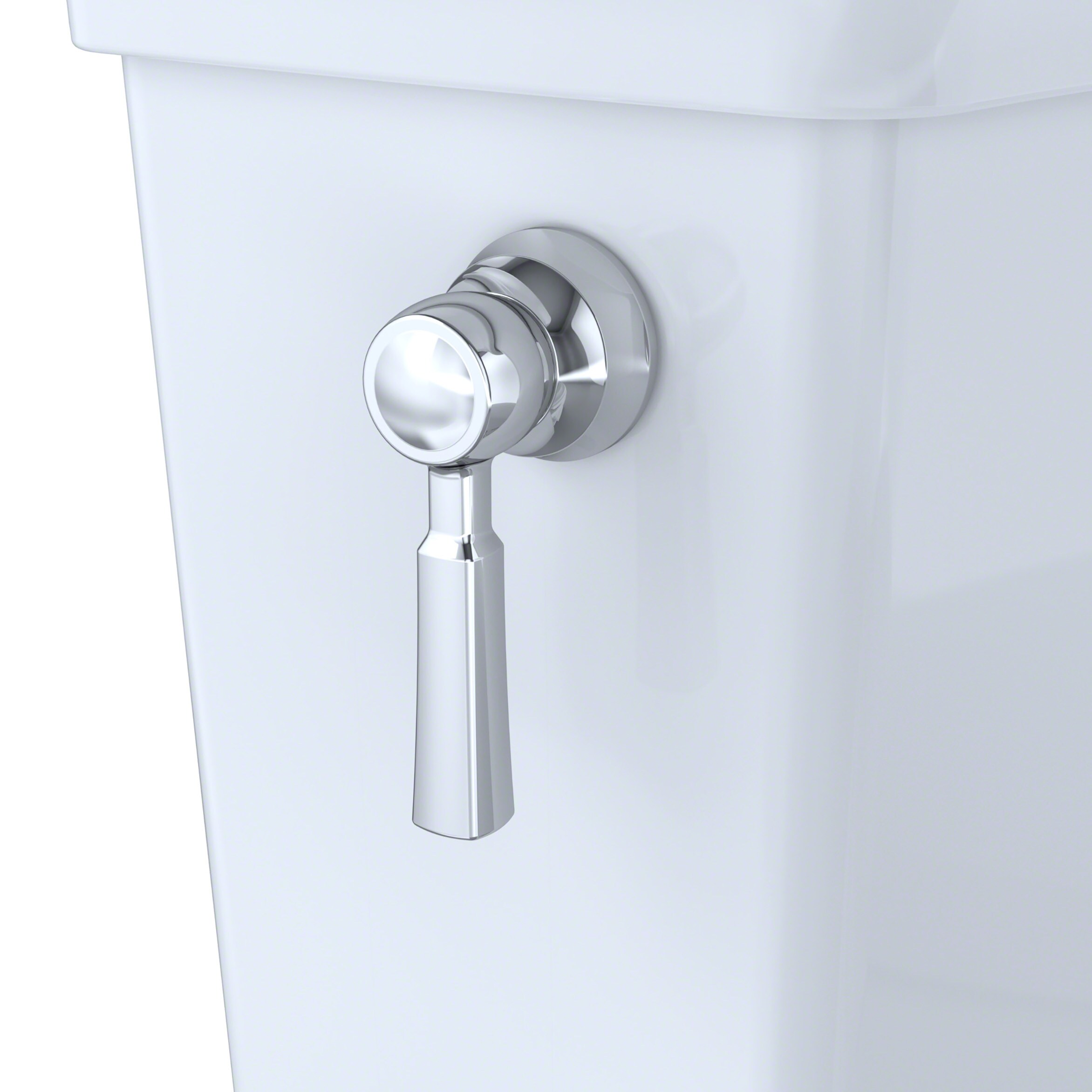 Bidet de una sola pieza con altura de silla alargada en blanco de algodón TOTO Guinevere con descarga de 1.28 GPF y aproximación de 12 pulgadas MW9744724CEFGA-01