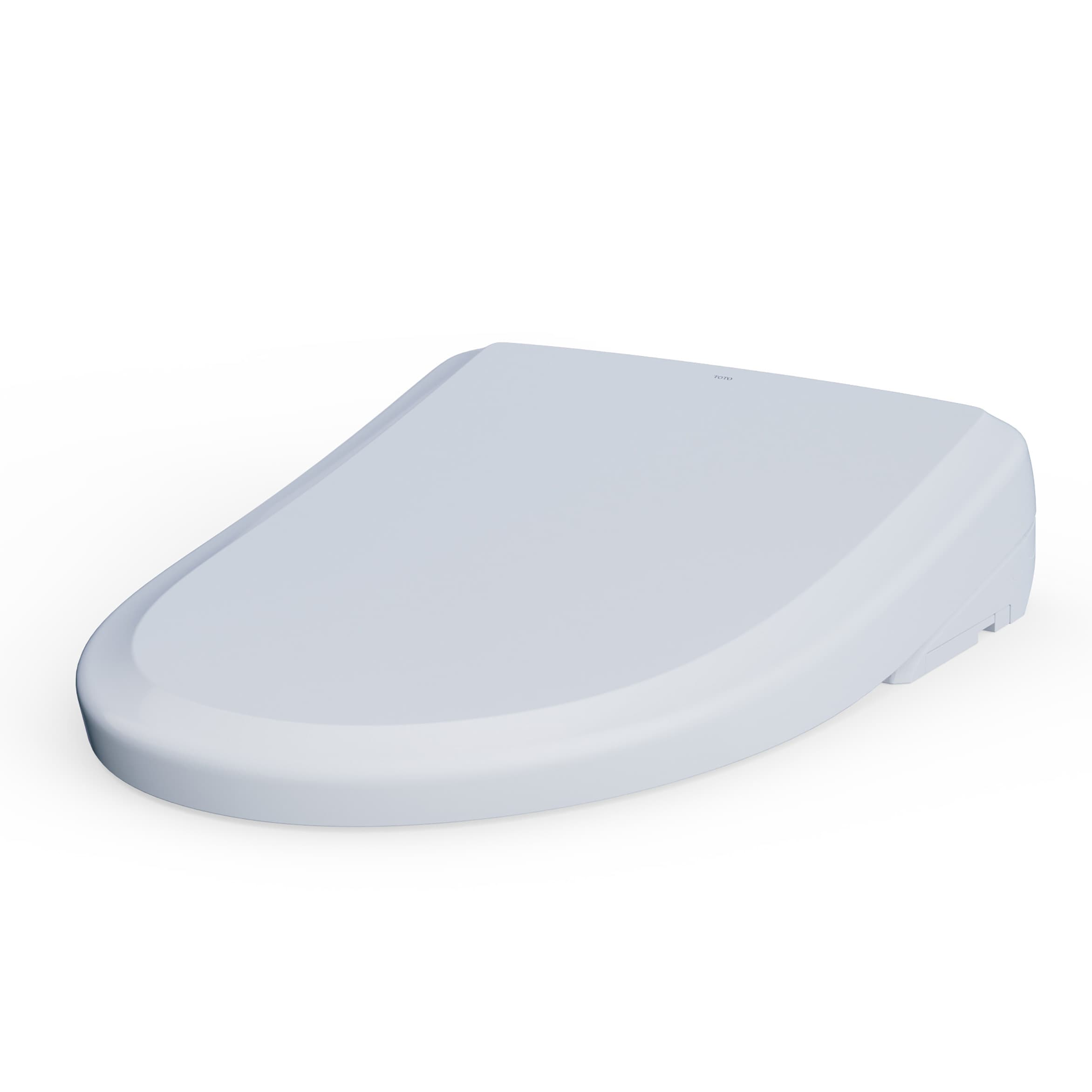 Asiento de inodoro bidet térmico con cierre suave alargado de plástico blanco TOTO S7