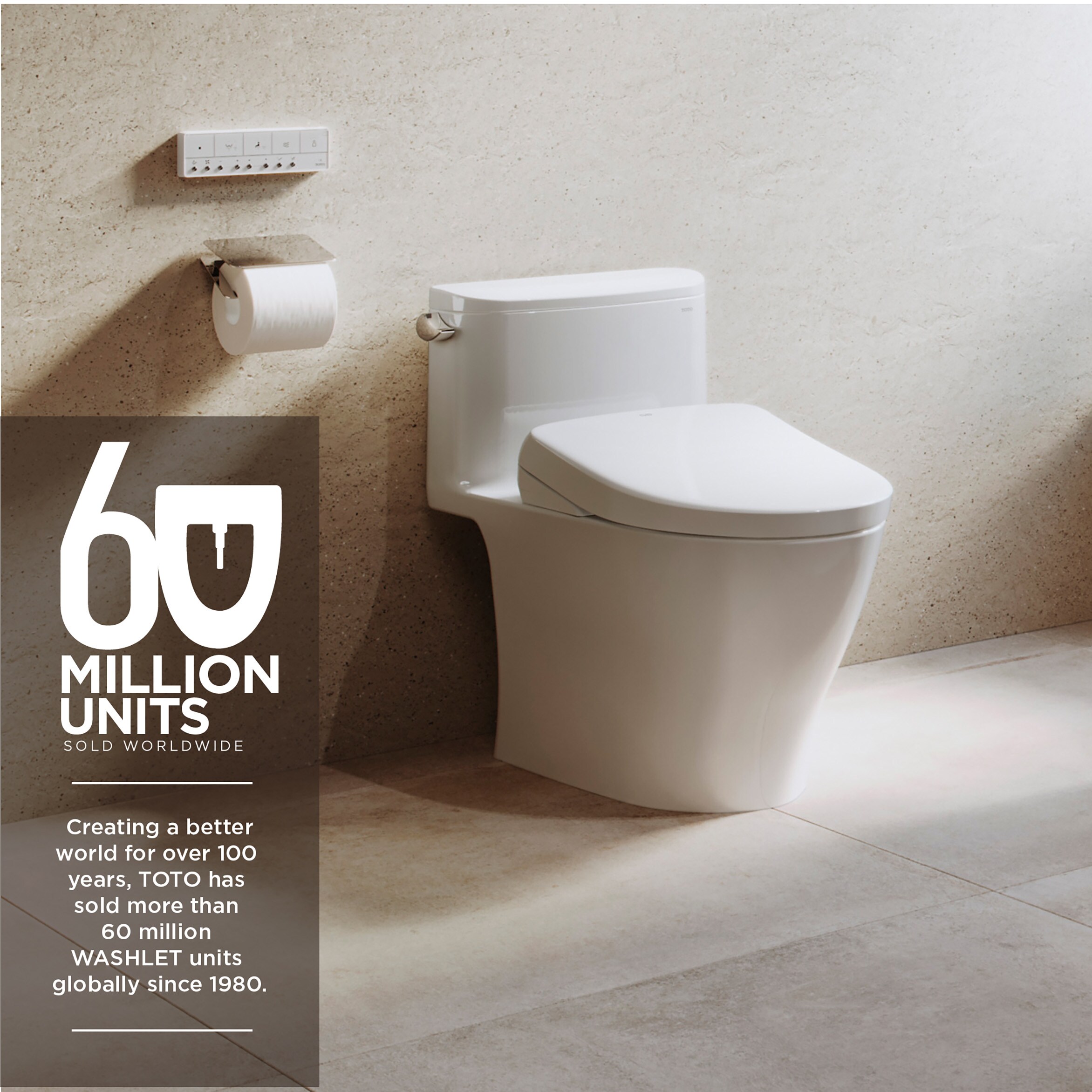 Asiento de inodoro bidet térmico con cierre suave alargado de plástico blanco TOTO S7