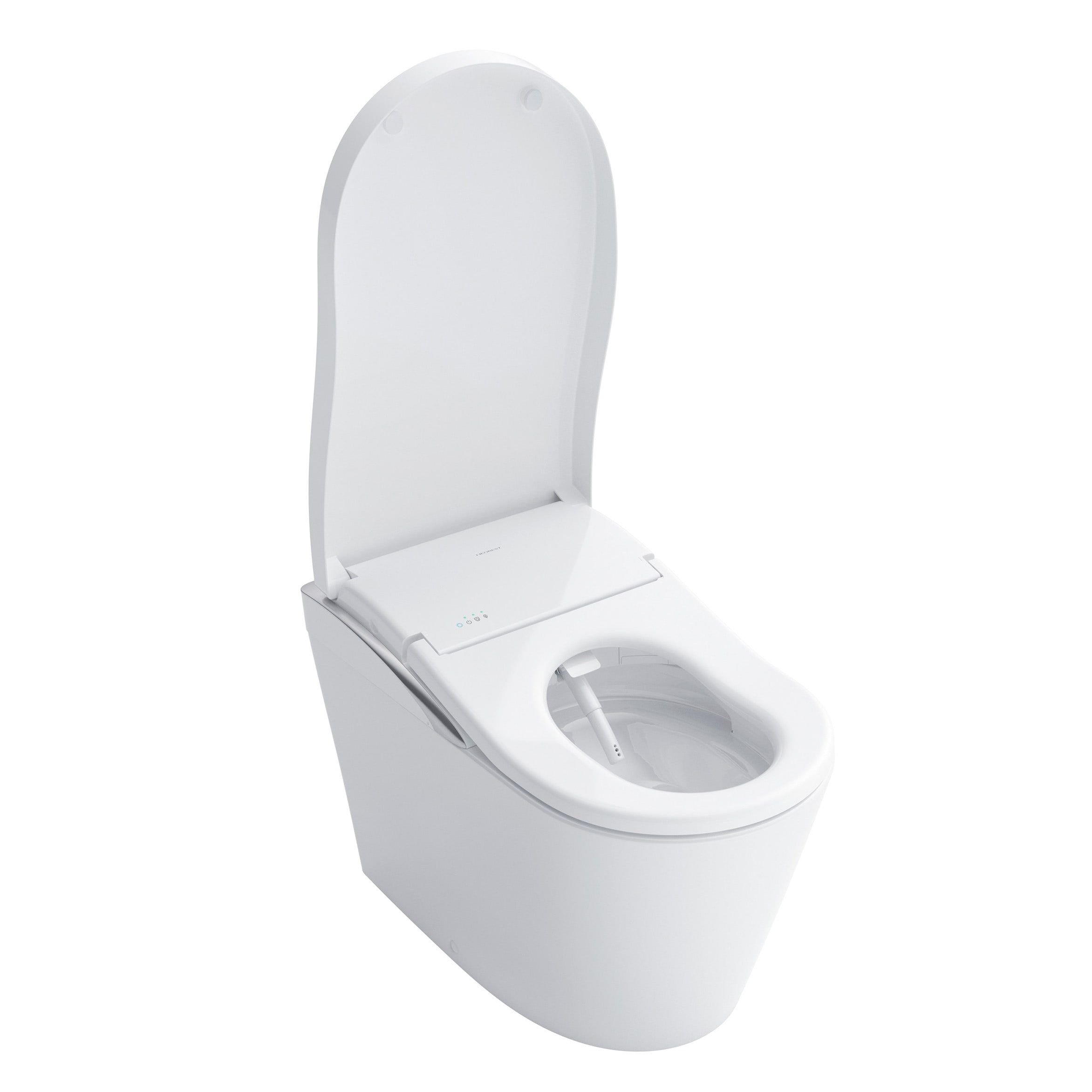TOTO Neorest Blanco Algodón Descarga Sin Contacto Altura Silla Suave Cierre Bidet Una Pieza 12 pulgadas WaterSense Etiquetado 1.6 GPF MS8732CUMFG-01S