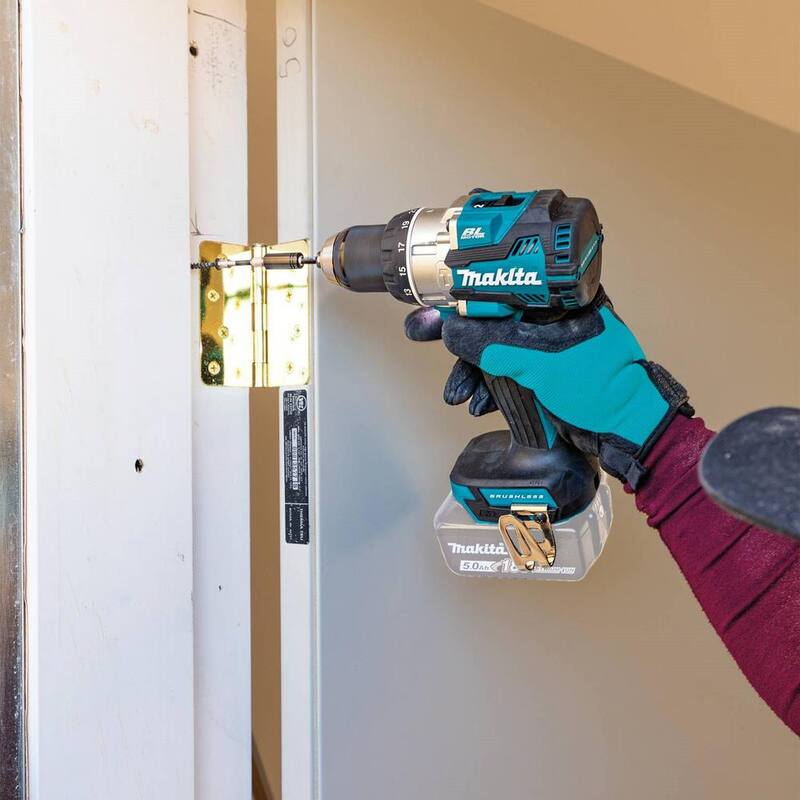 Makita Taladro-Atornillador Compacto Inalámbrico sin Escobillas de 1/2 pulgadas de 18 Voltios LXT de Iones de Litio (Herramienta solamente) - XPH16Z