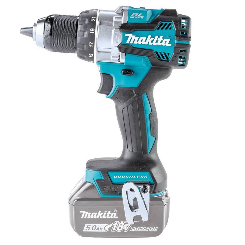 Makita Taladro-Atornillador Compacto Inalámbrico sin Escobillas de 1/2 pulgadas de 18 Voltios LXT de Iones de Litio (Herramienta solamente) - XPH16Z