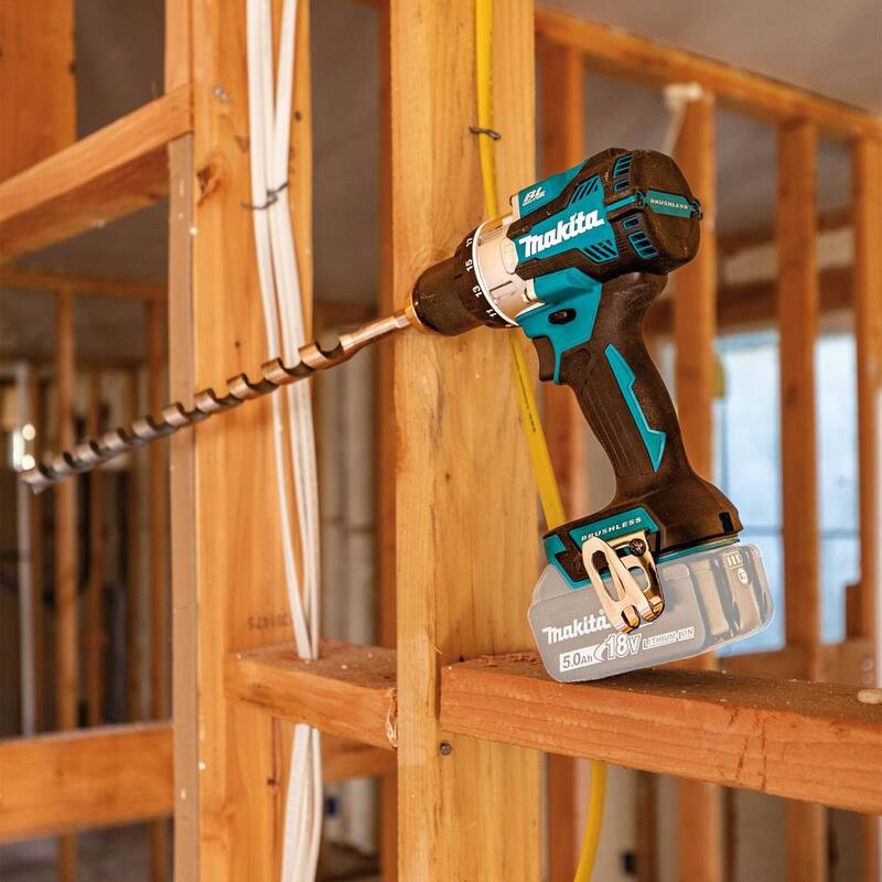 Makita Taladro-Atornillador Compacto Inalámbrico sin Escobillas de 1/2 pulgadas de 18 Voltios LXT de Iones de Litio (Herramienta solamente) - XPH16Z