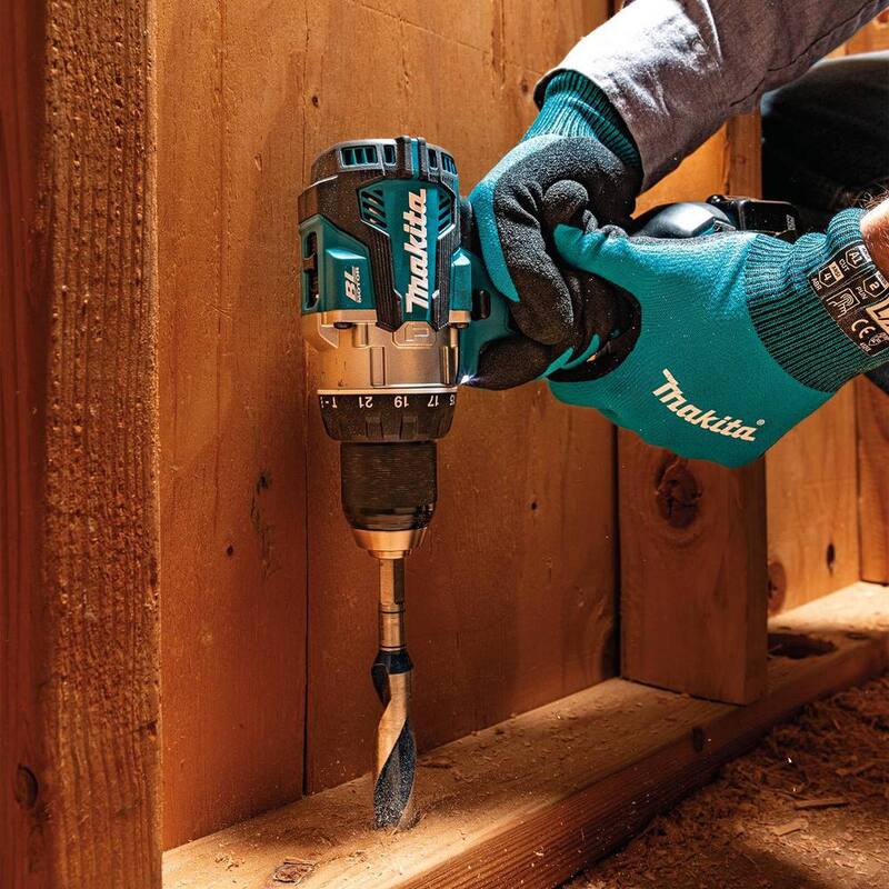 Makita Taladro-Atornillador Compacto Inalámbrico sin Escobillas de 1/2 pulgadas de 18 Voltios LXT de Iones de Litio (Herramienta solamente) - XPH16Z