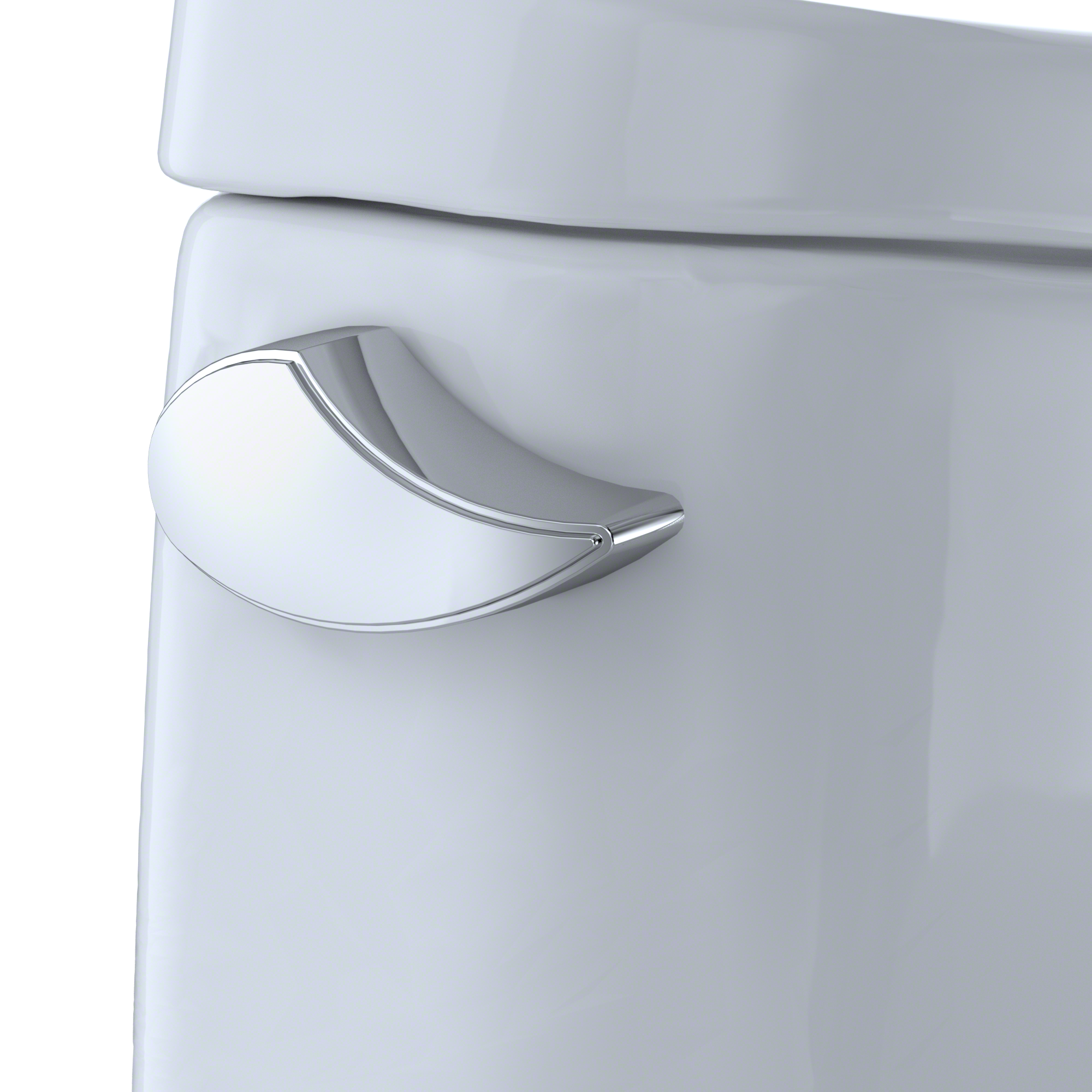 Bidet TOTO Washlet+ Blanco Algodón Individual Alargado Altura estándar Cierre suave de una sola pieza con descarga de 1.28 GPF y etiqueta WaterSense de 12 pulgadas MW6043074CEFG-01