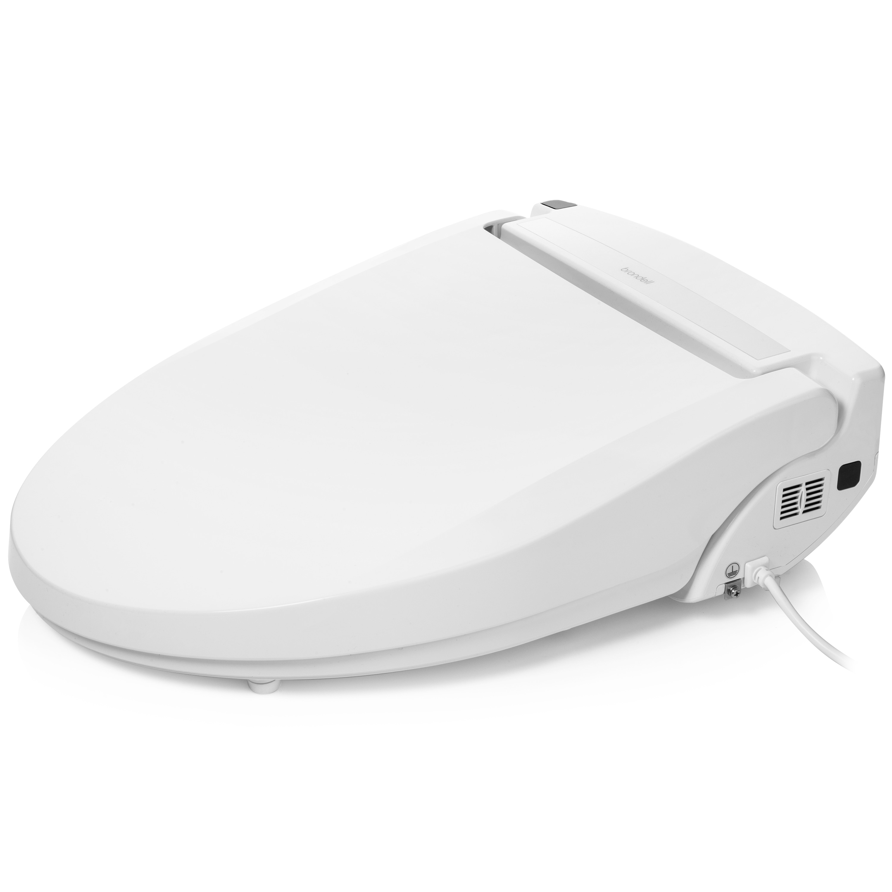 Asiento de Inodoro con Bidé Calefaccionado de Cierre Suave en Plástico Blanco Elongado Brondell Swash Select DR802-EW