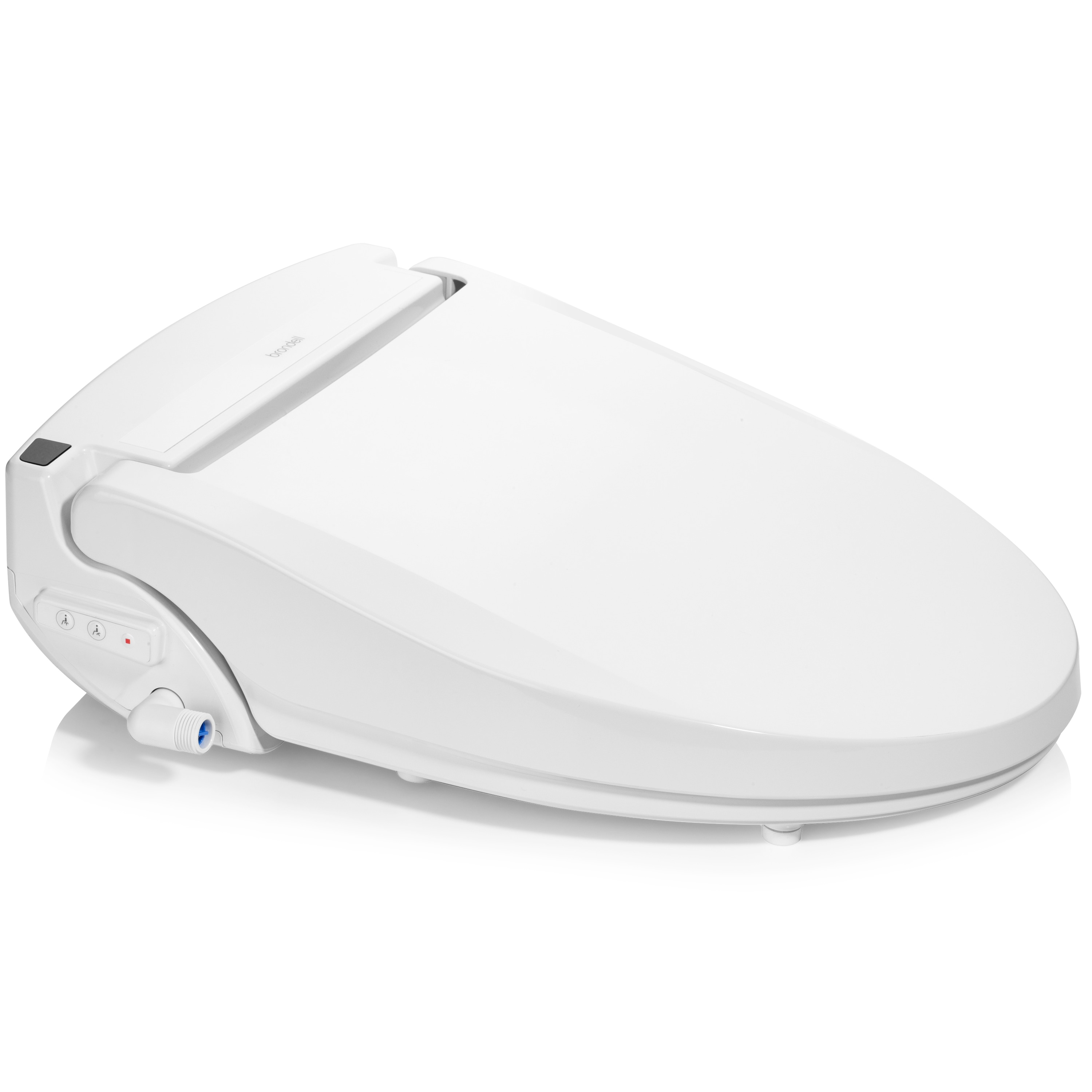 Asiento de Inodoro con Bidé Calefaccionado de Cierre Suave en Plástico Blanco Elongado Brondell Swash Select DR802-EW