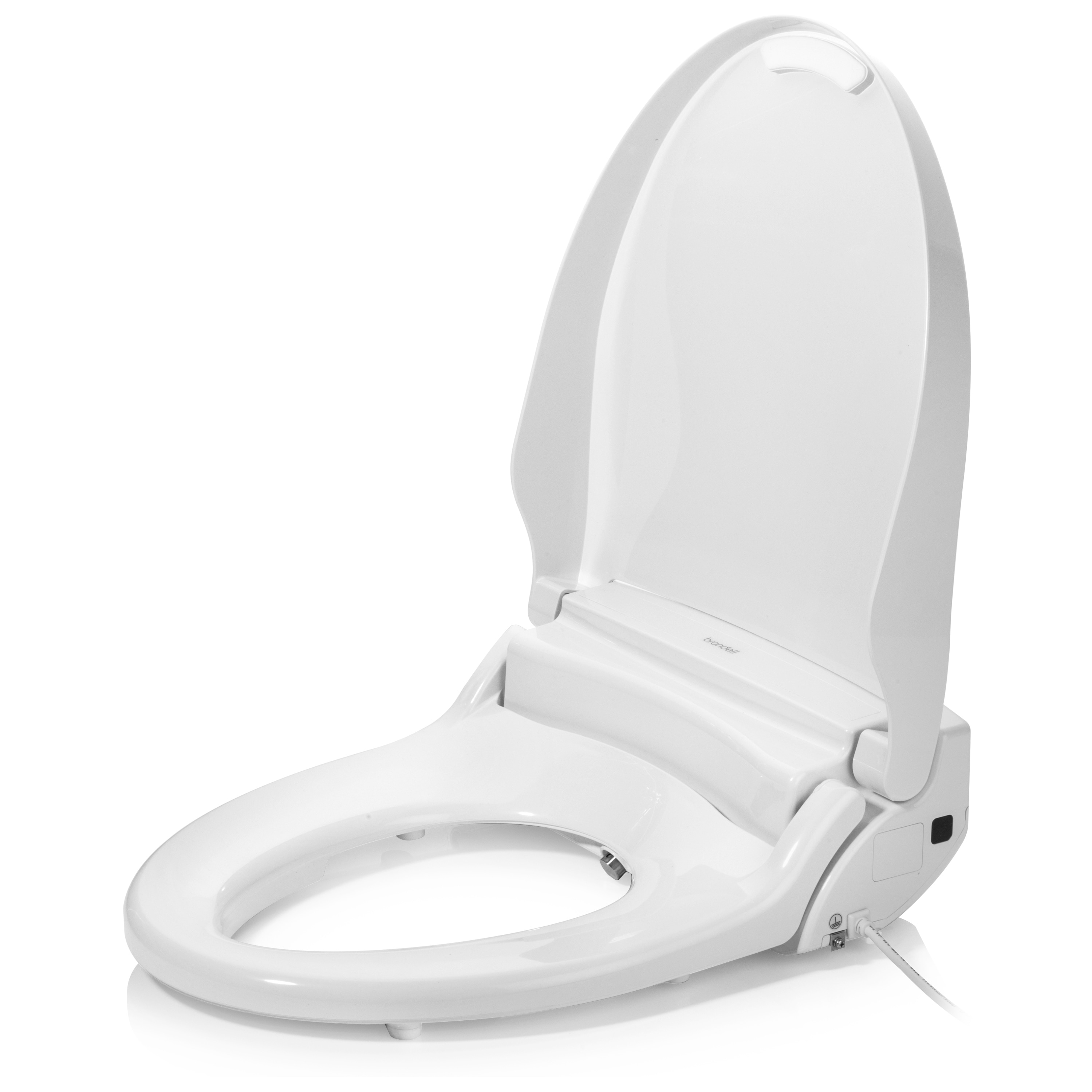 Asiento de Inodoro con Bidé Calefaccionado de Cierre Suave en Plástico Blanco Elongado Brondell Swash Select DR802-EW