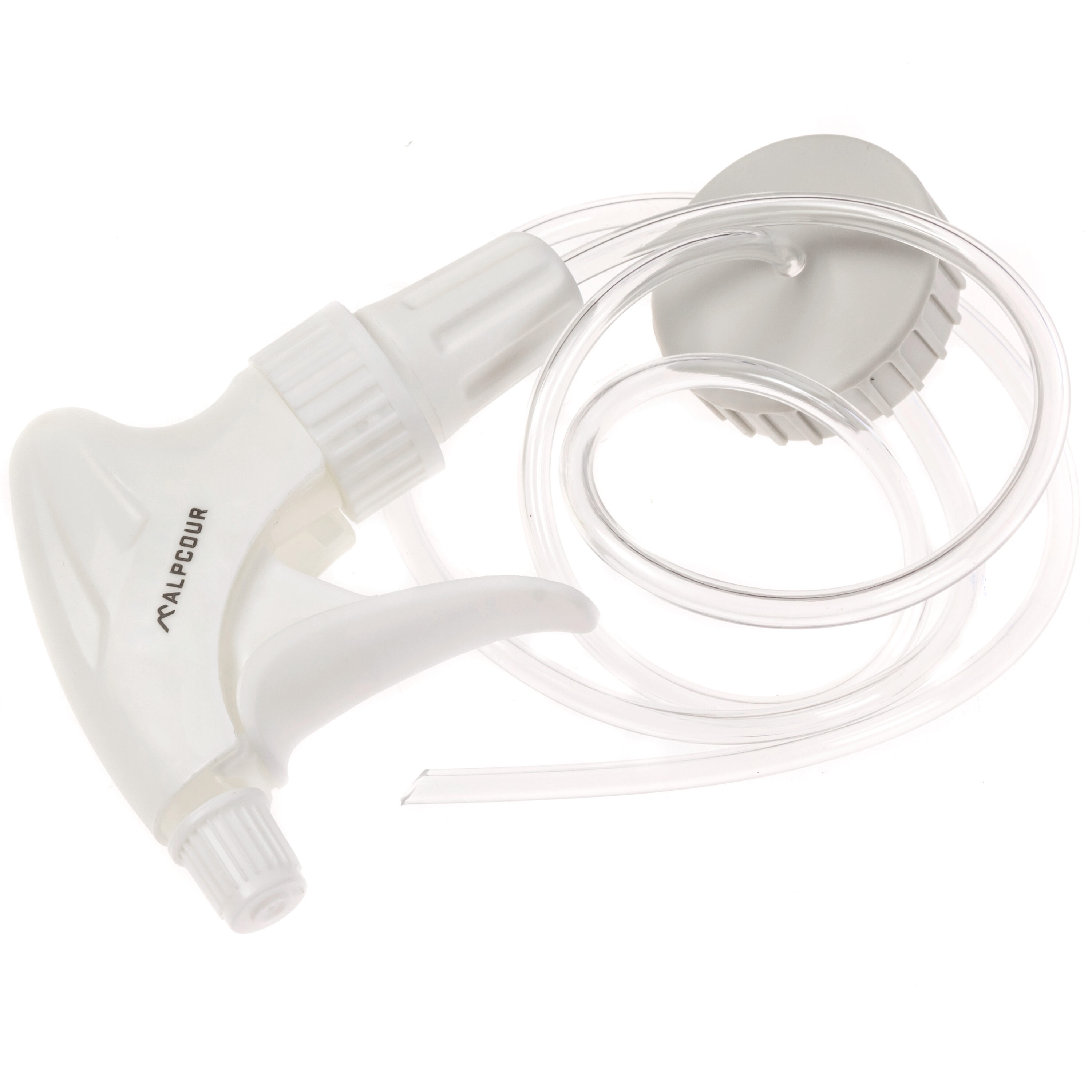 Sanitario portátil sin contacto Alpcour White Touchless con Bidet Redondo de altura estándar.