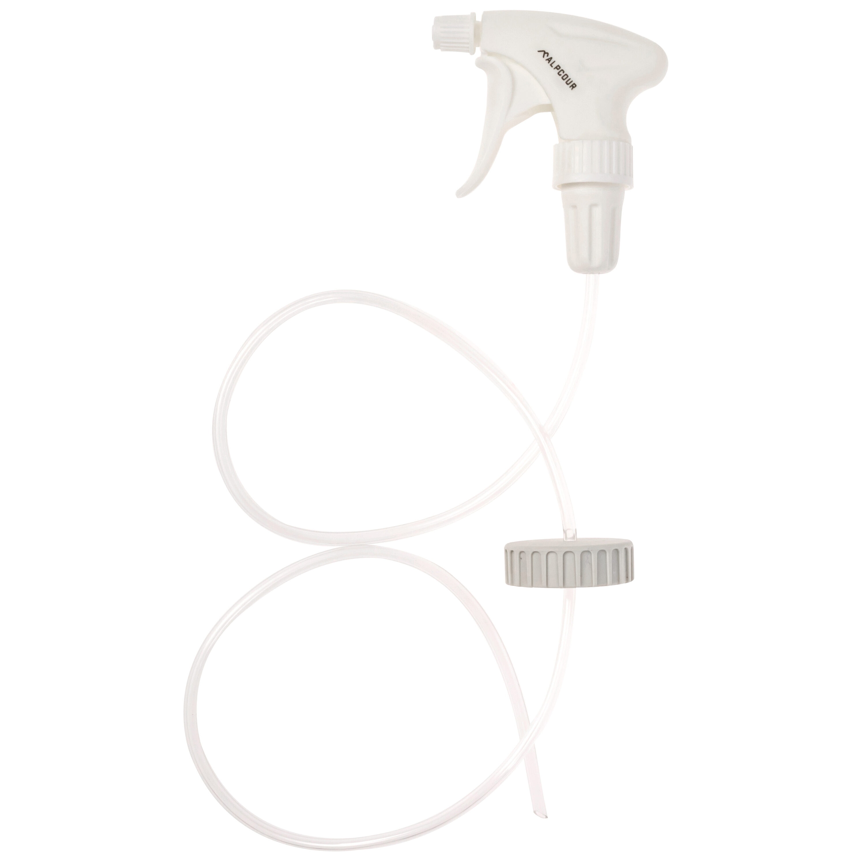 Sanitario portátil sin contacto Alpcour White Touchless con Bidet Redondo de altura estándar.