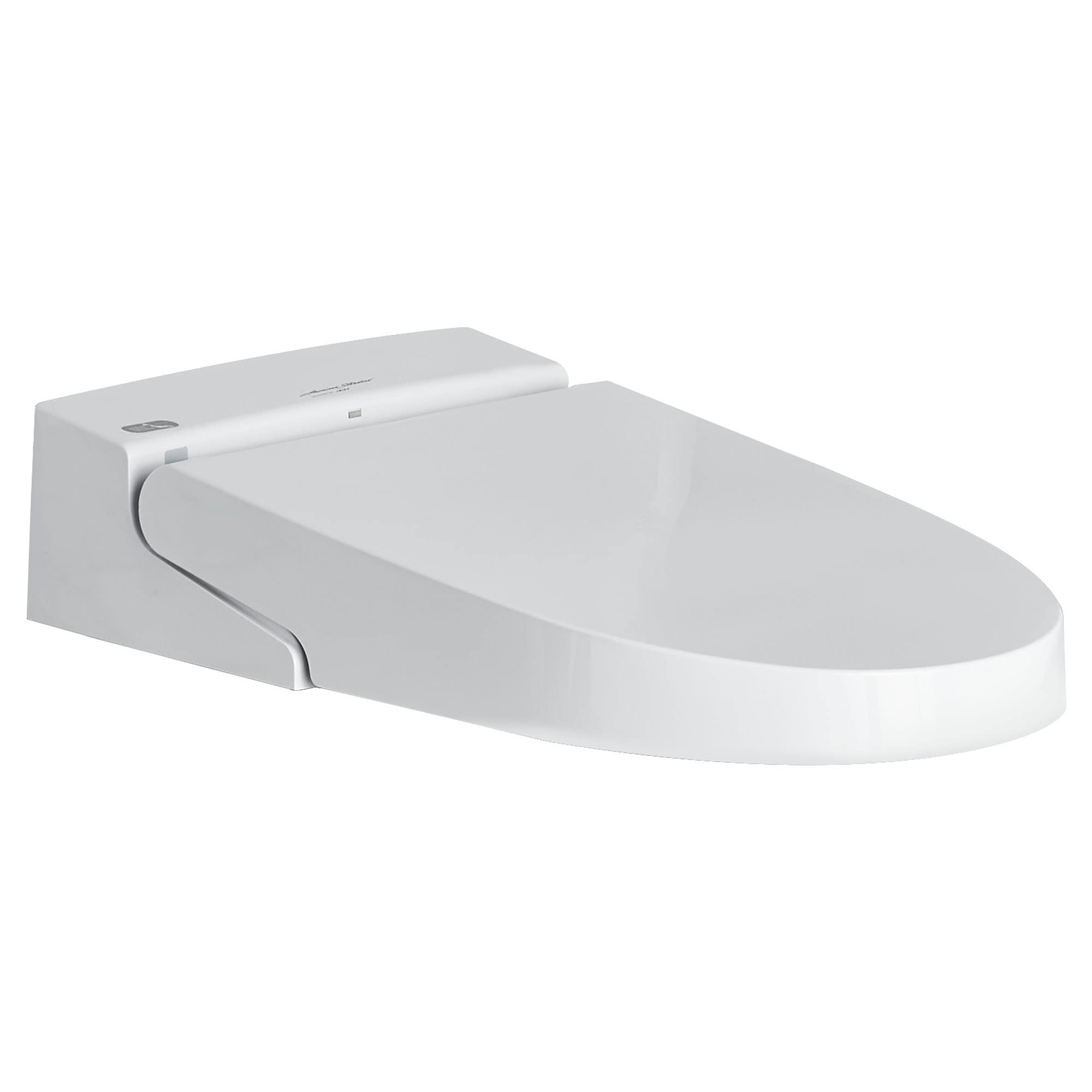 Asiento de retrete alargado de plástico blanco con bidé  American Standard Advanced Clean 100 SpaLet, cierre suave inteligente y caliente 8017A60GRC-291
