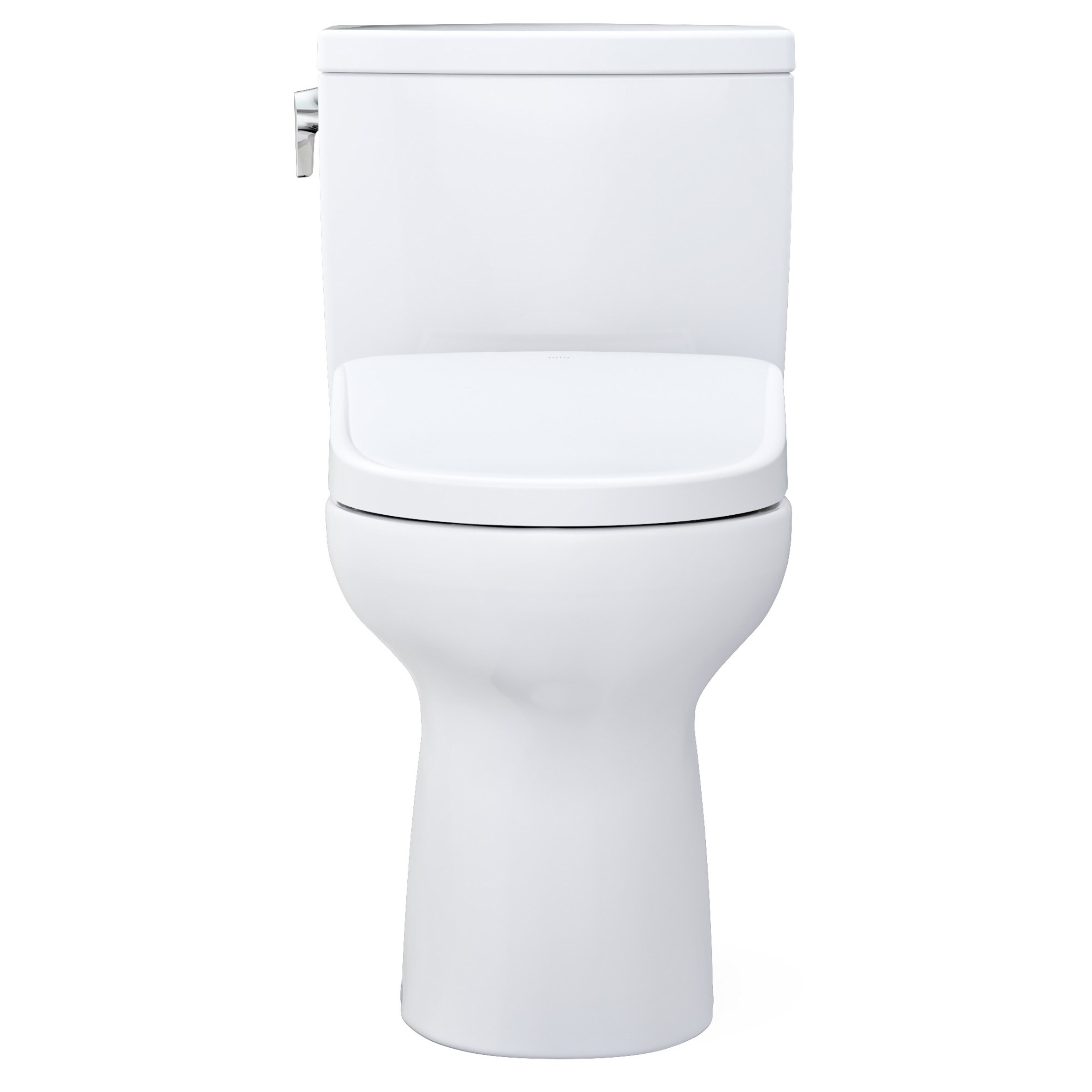 TOTO WASHLET+ Blanco Algodón Individual Alargado Altura de Silla Suave Cierre Suave Bidet de 2 Piezas con Desperdicio de 12 pulgadas 1.0 GPF MW4544726CUFG-01