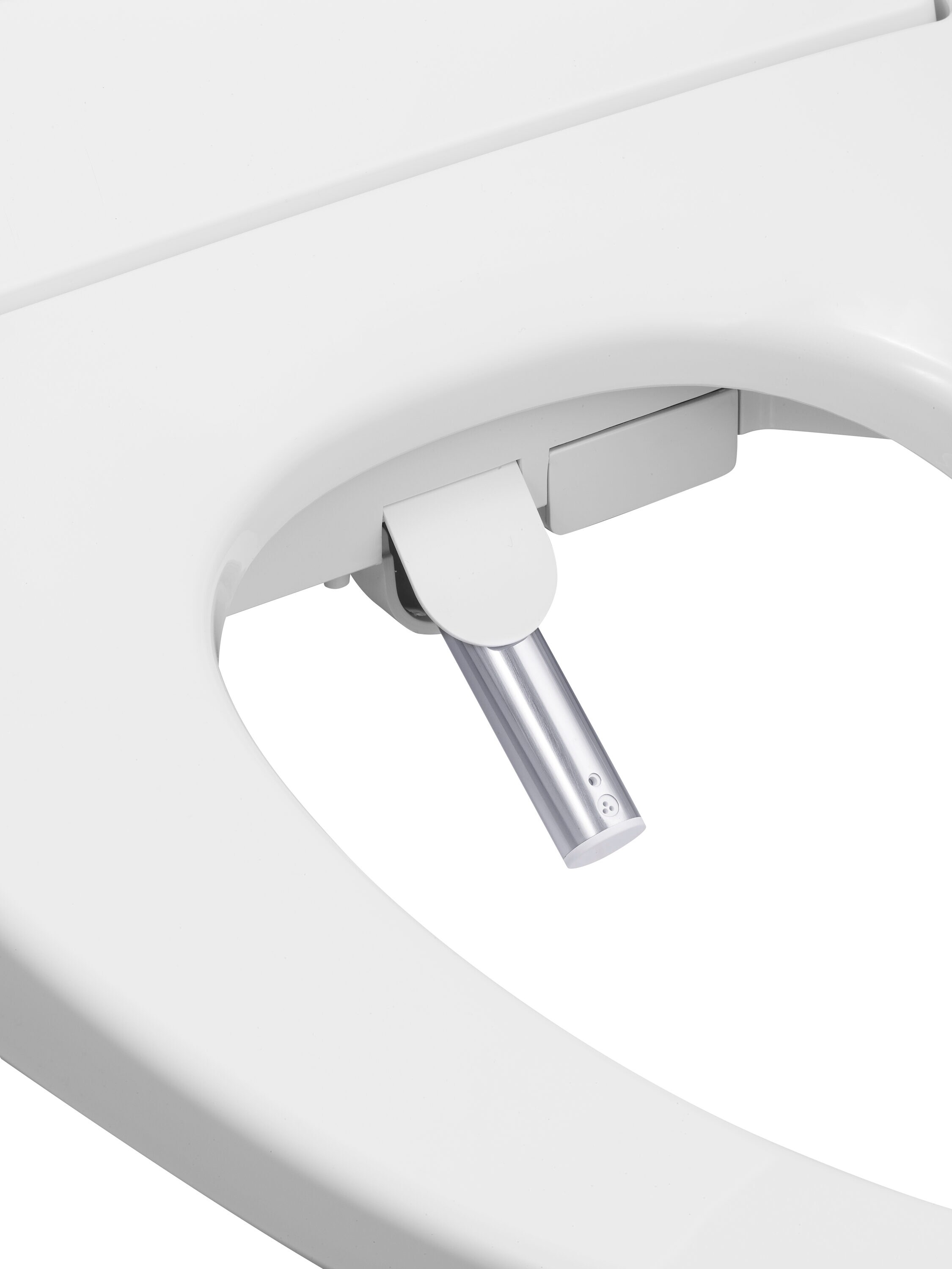 Asiento de bidé alargado de plástico blanco con cierre suave y calefacción Niagara Hydrotech(TM) SB-EL1000