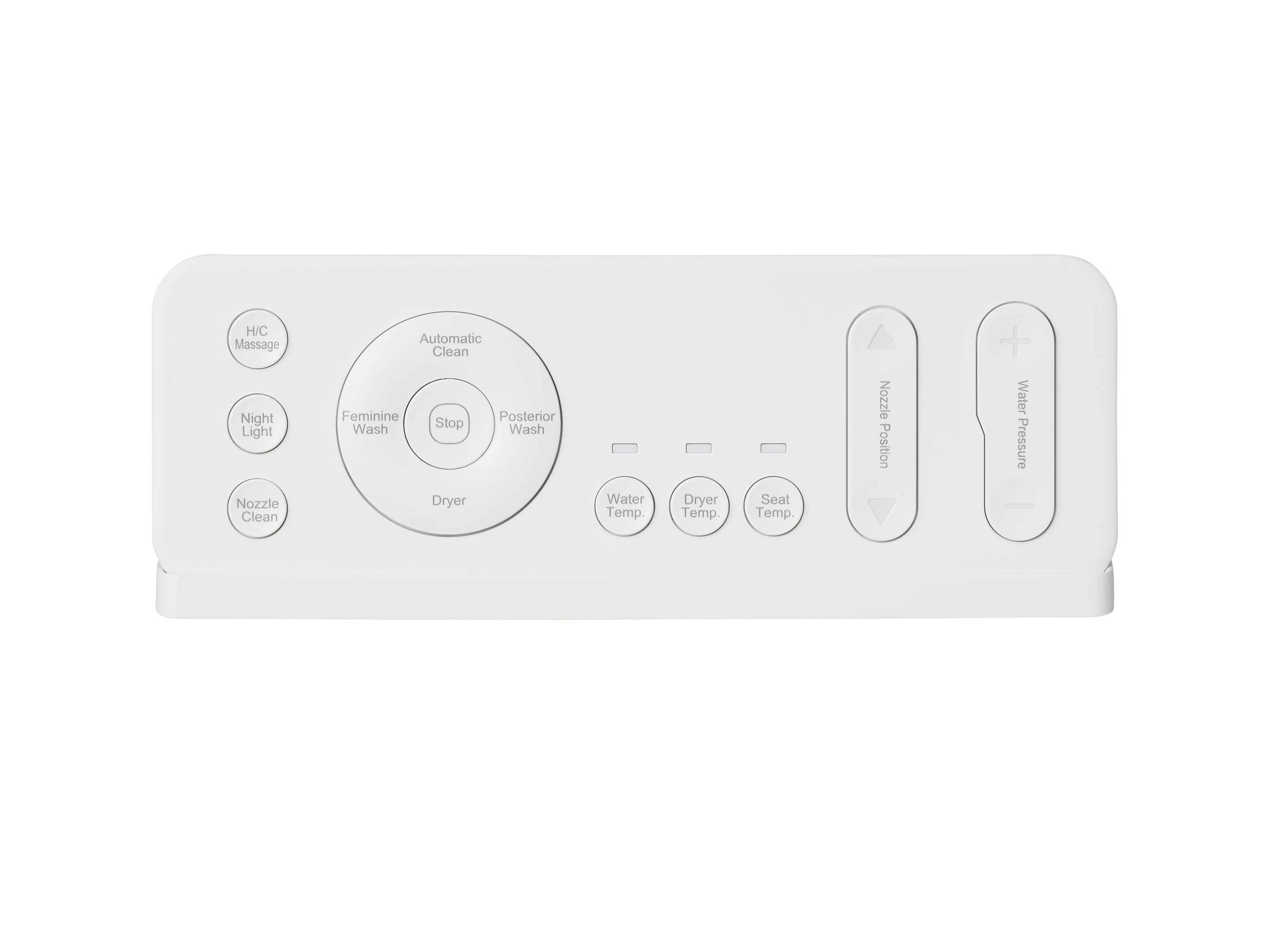 Asiento de bidé alargado de plástico blanco con cierre suave y calefacción Niagara Hydrotech(TM) SB-EL1000