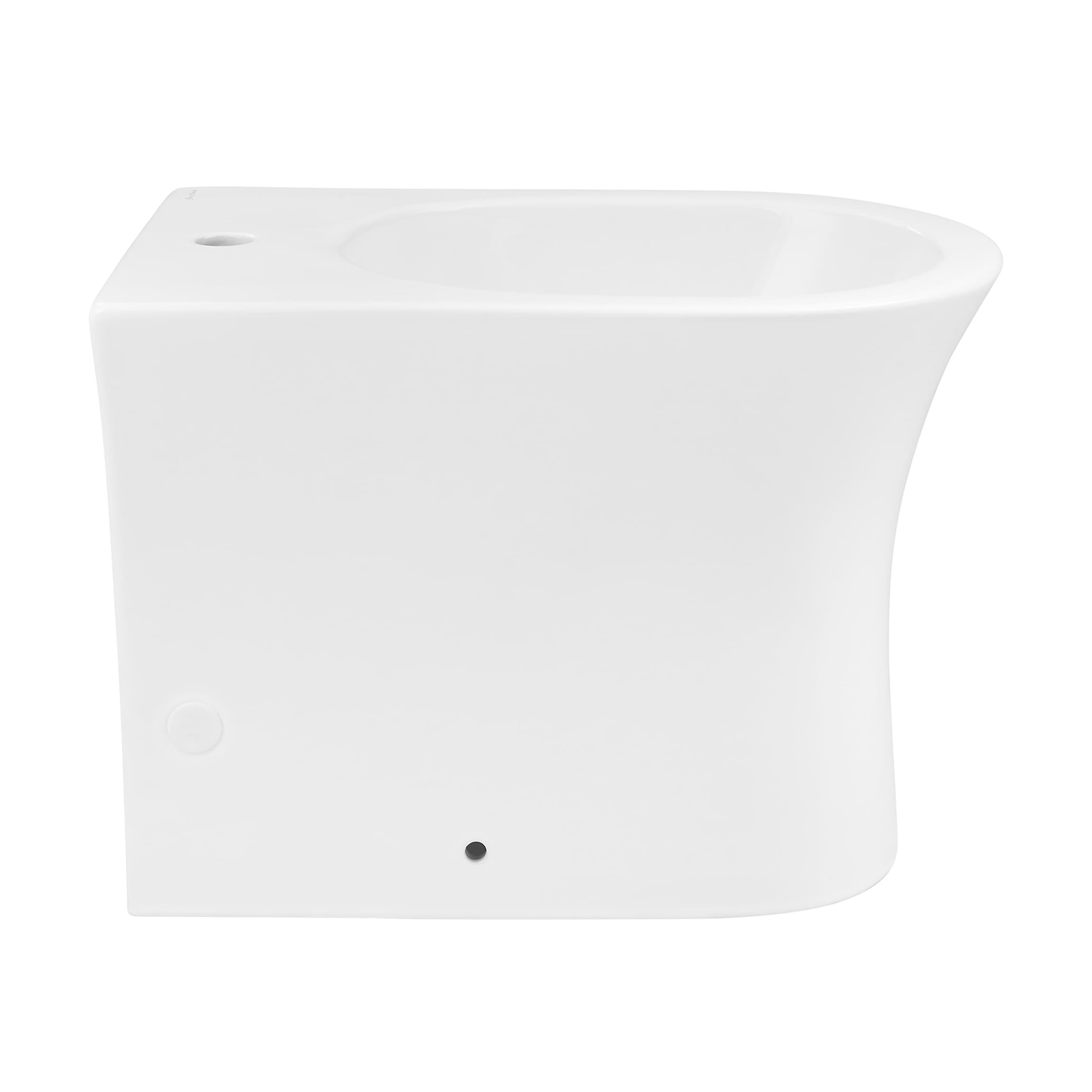 Bidet Suizo Madison Blanco Brillante con altura estándar y forma alargada SM-25-BDVCN03WH.