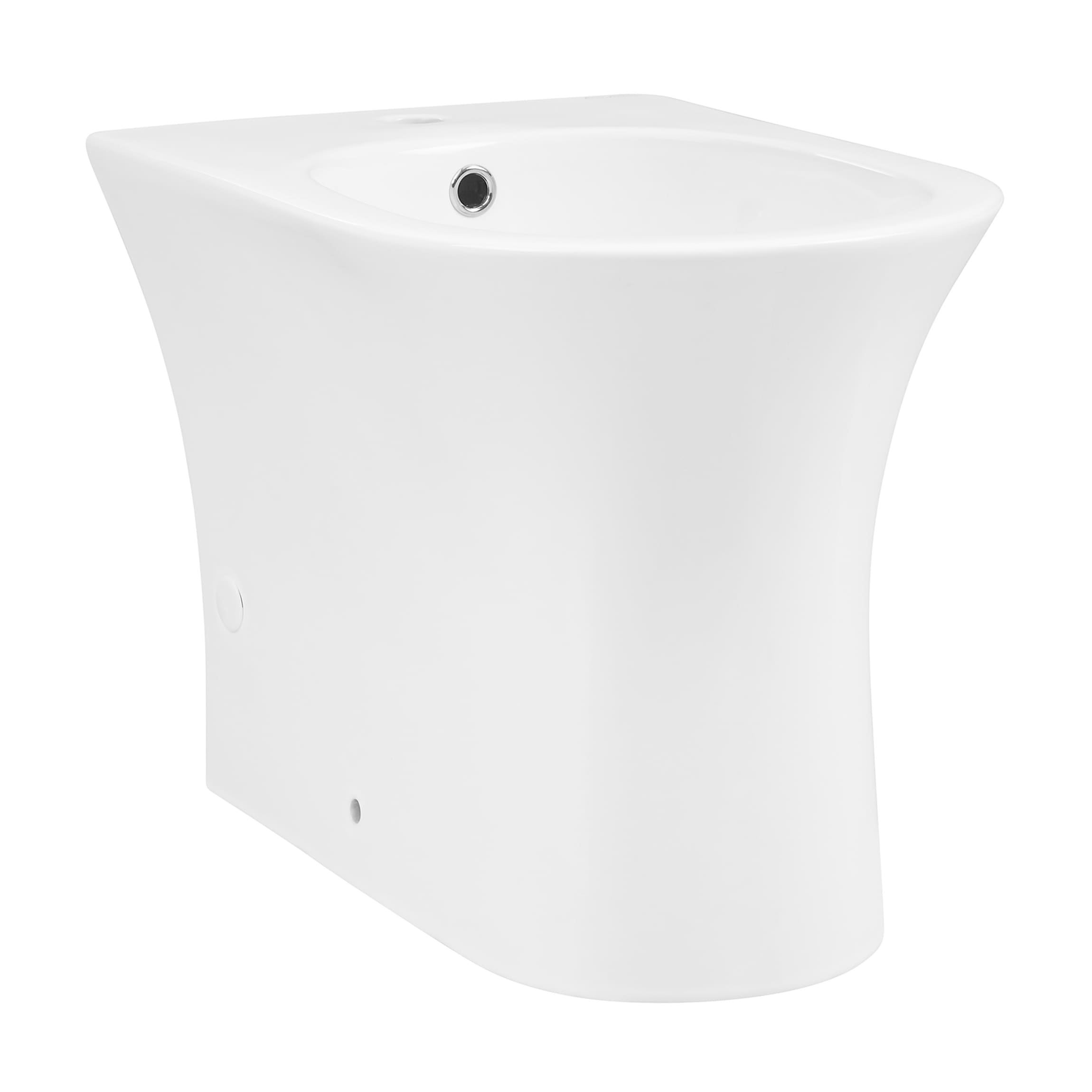 Bidet Suizo Madison Blanco Brillante con altura estándar y forma alargada SM-25-BDVCN03WH.