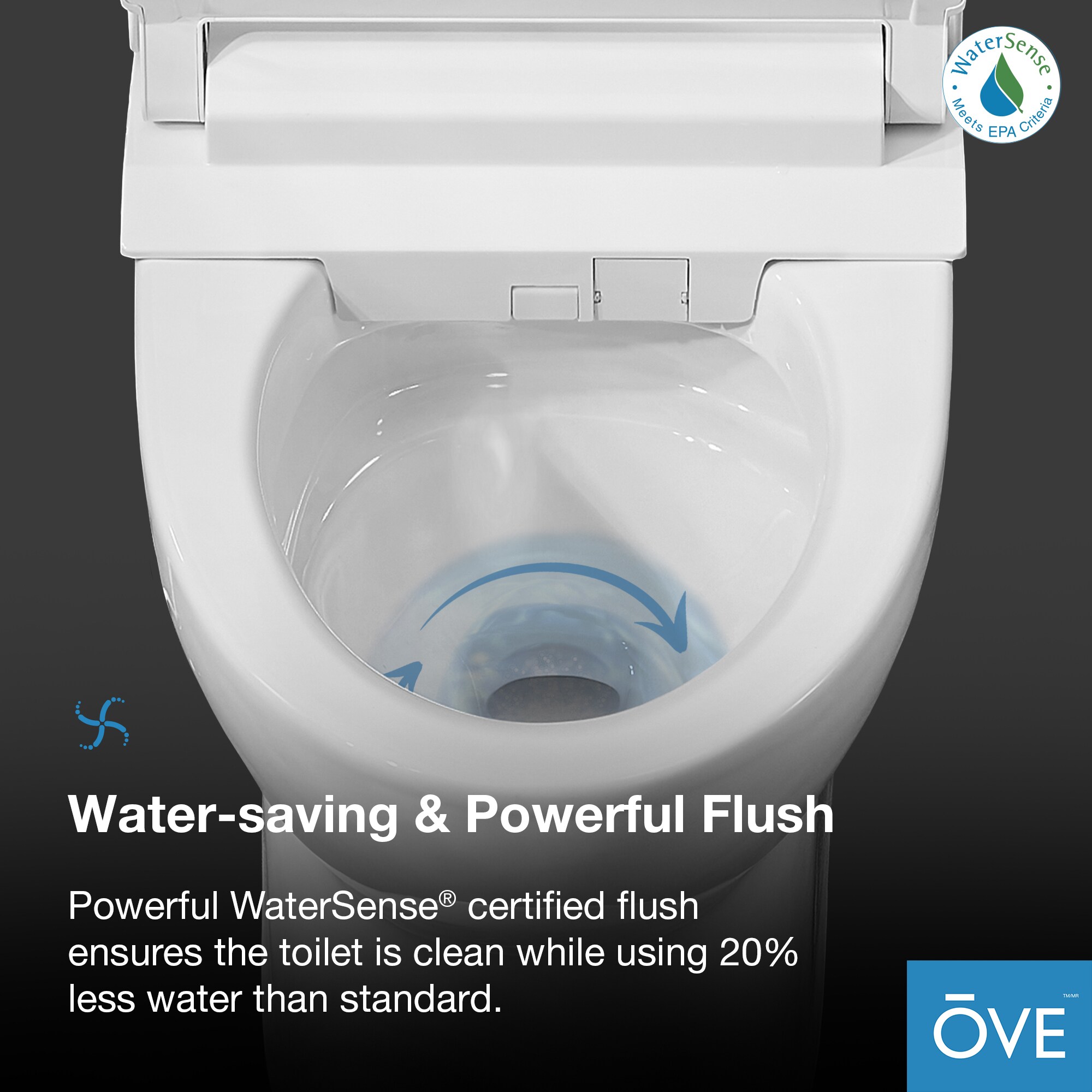 Bañera Inteligente 1 Pieza Blanca Wilma de Altura de Silla alargada con cierre suave para baño Reductor de Agua WaterSense 1.28 GPF 12 pulgadas de Descarga -Wilm15-Wht