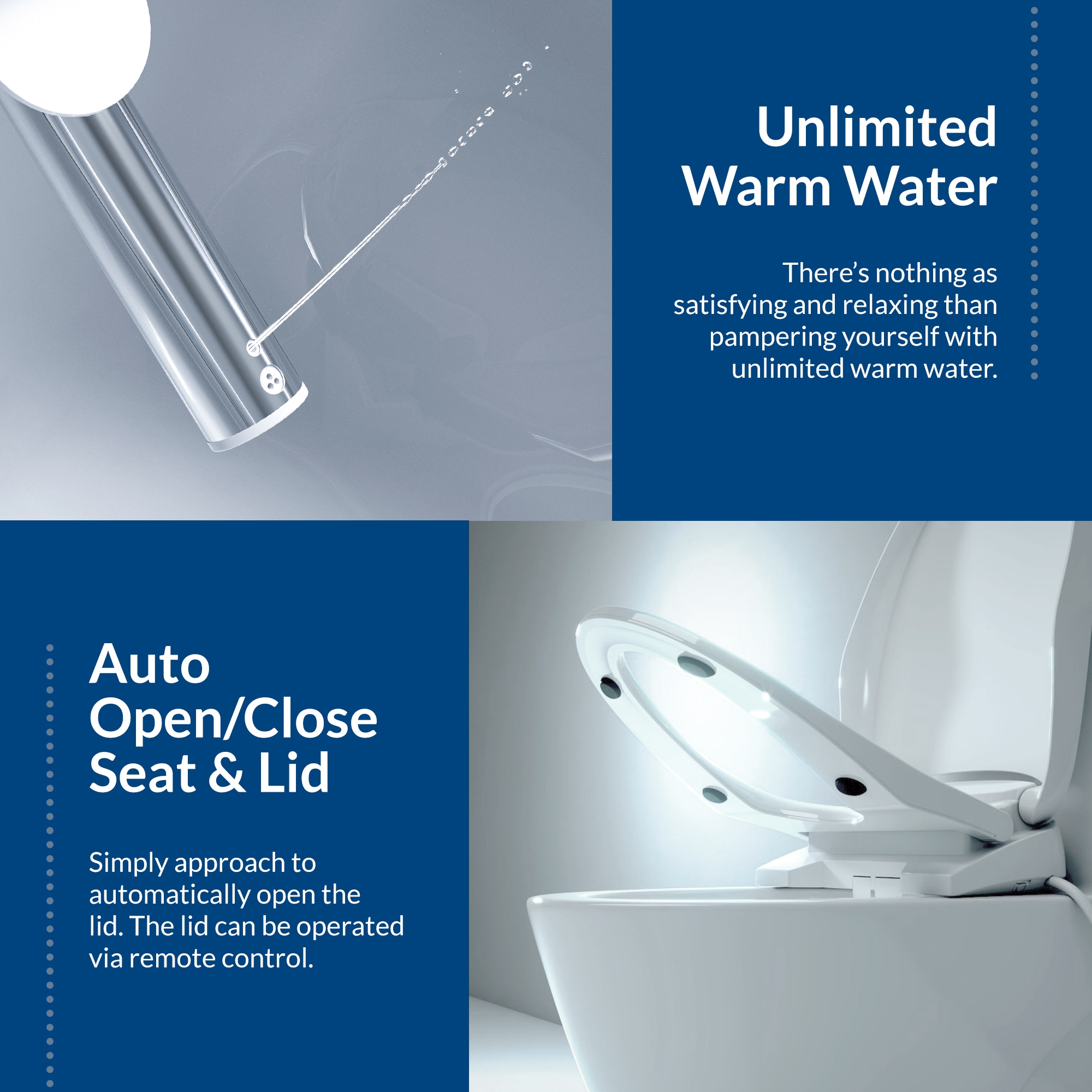 Asiento de baño bidet eléctrico con tapa suave, calentador y forma alargada, color blanco Bio Bidet Discovery DLS disco de plástico_DISCDLSE 000