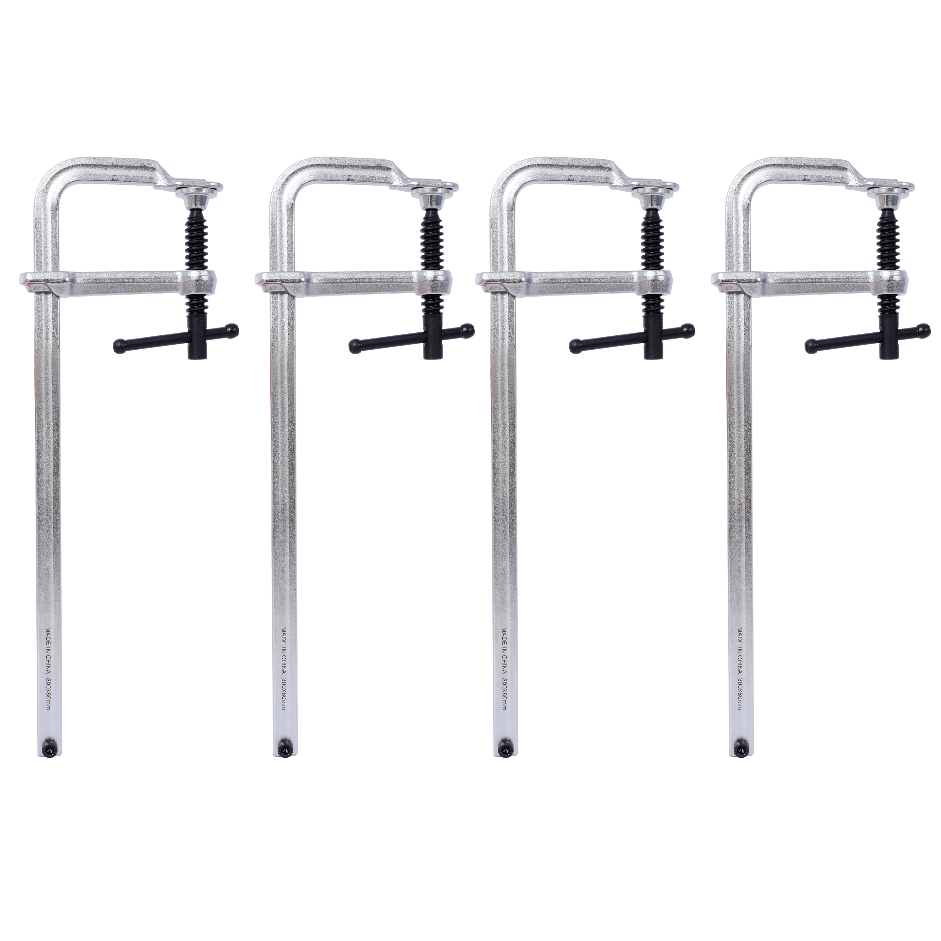 Paquete de 4 abrazaderas paralelas de 12 pulgadas BigTitan de 450 lb
