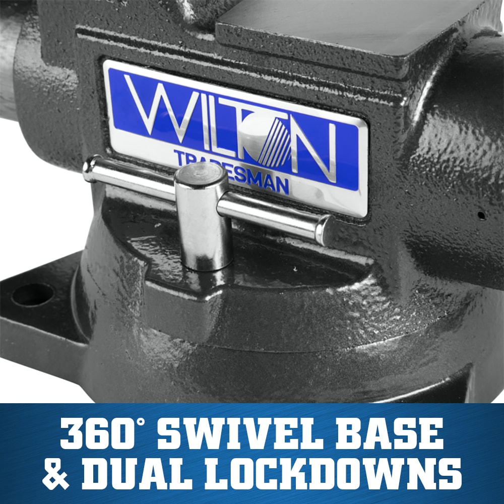 Morsa de banco Wilton Tradesman XC de hierro dúctil de 4-1/2 pulgadas WL9-28840