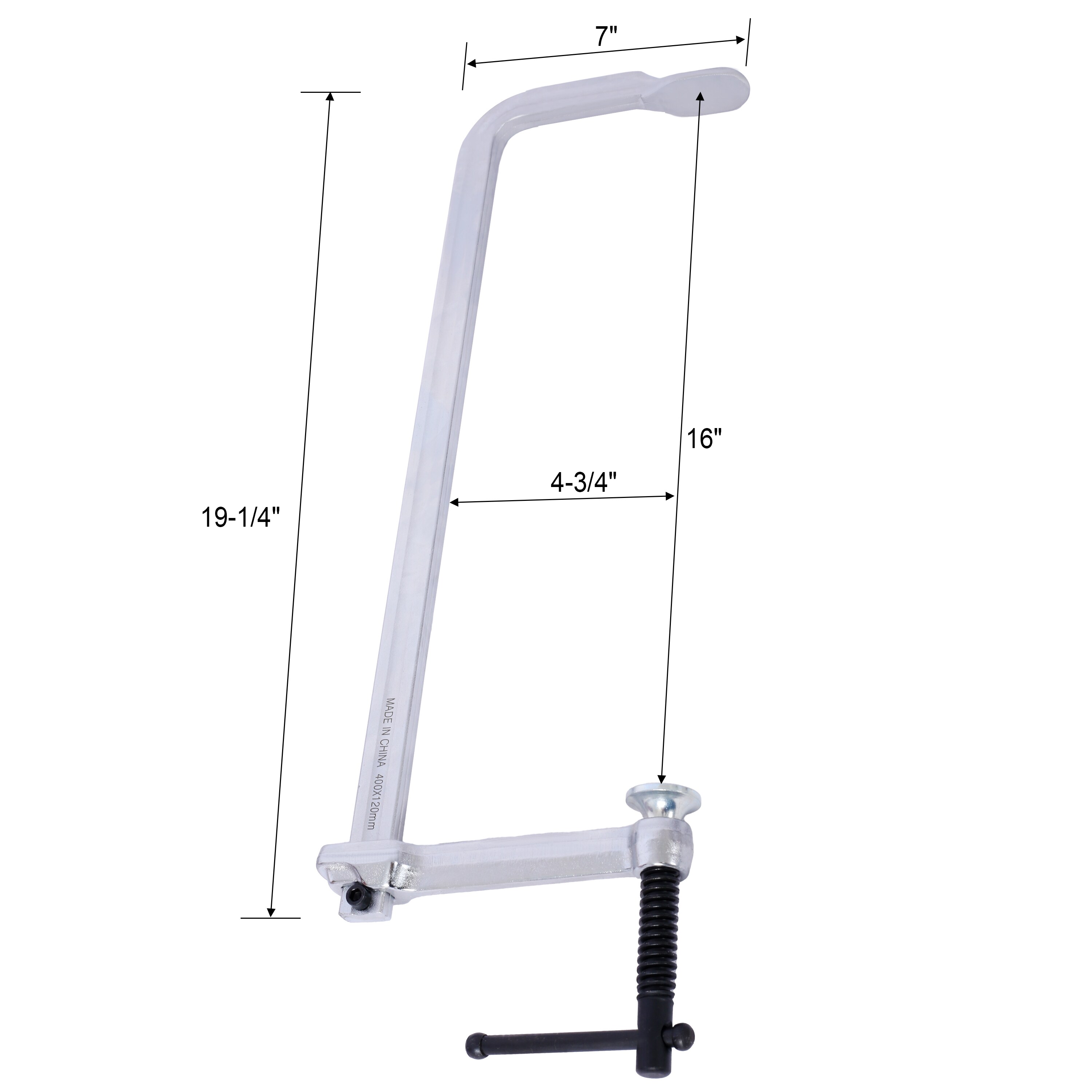 Kit de 2 abrazaderas paralelas BigTitan 16 pulgadas, capacidad de 1400 lb cada una (2800 lb en total) - PL1999016