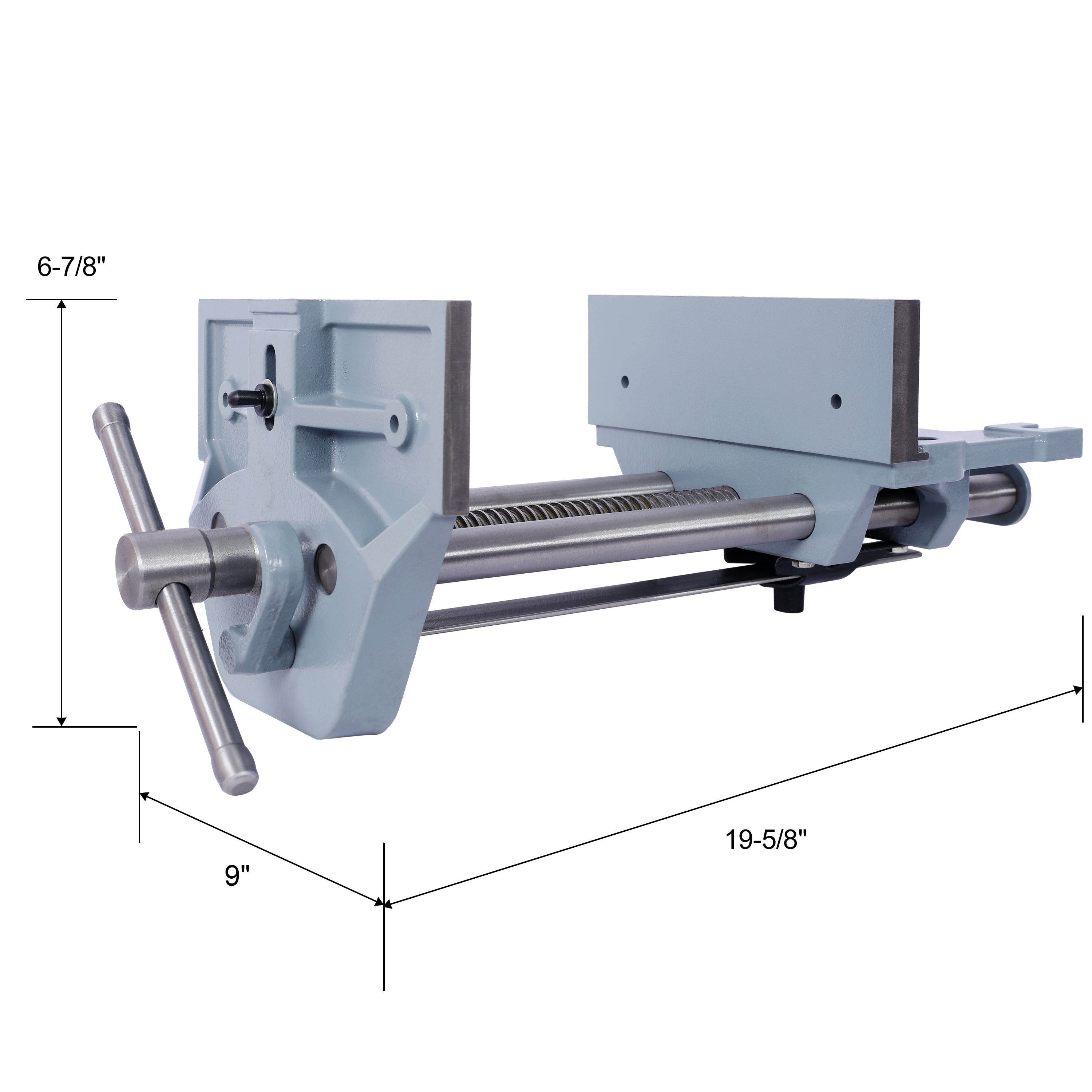 Morsa multiusos BigTitan de hierro fundido de 9 pulgadas para 4000 libras PL1999003