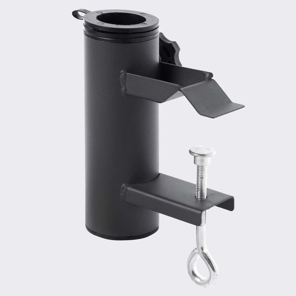 Sujetador de sombrilla resistente a la intemperie para balcón de 1-1/2 pulgadas, 1 libra de abrazadera para cercas, QI003890 de Gardenised